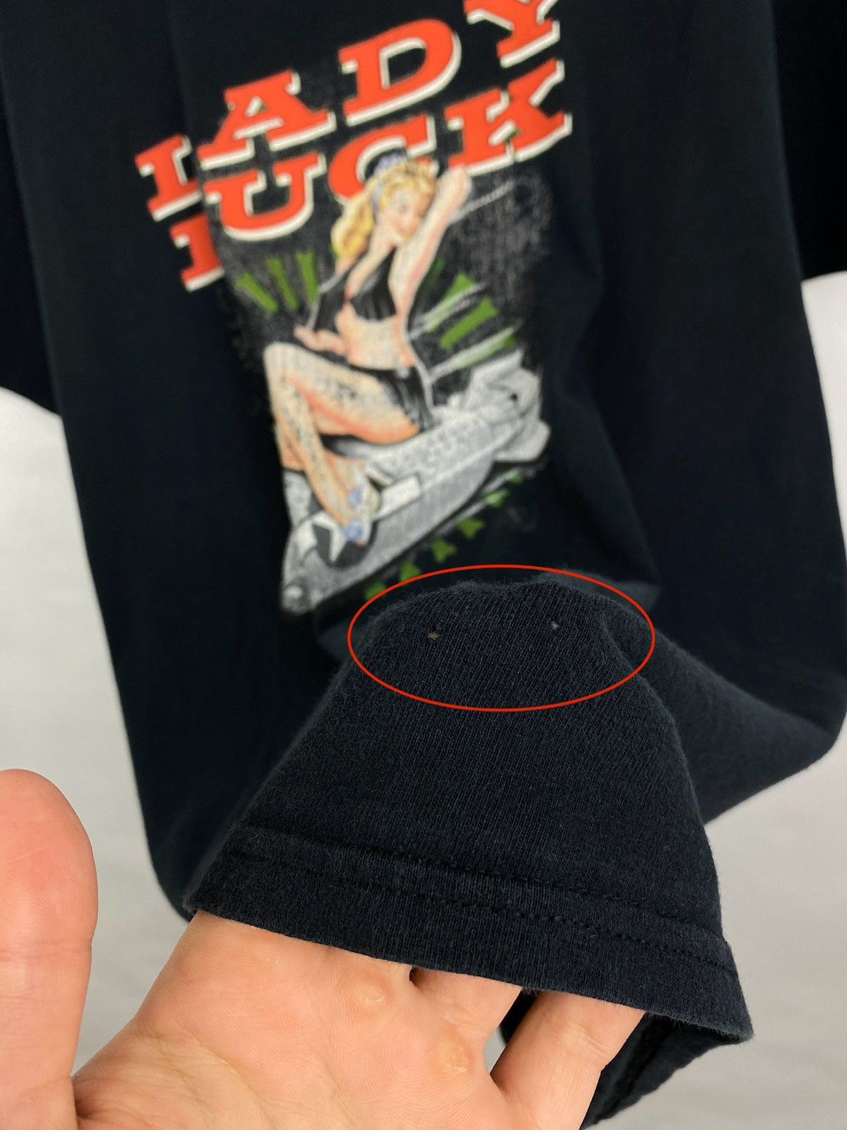 Japanese Brand × Vintage 🇺🇸 Vintage 90s Lady Luck single stitch t-shirt rare retro Y2K Size US XL / EU 56 / 4 - 5 Thumbnail