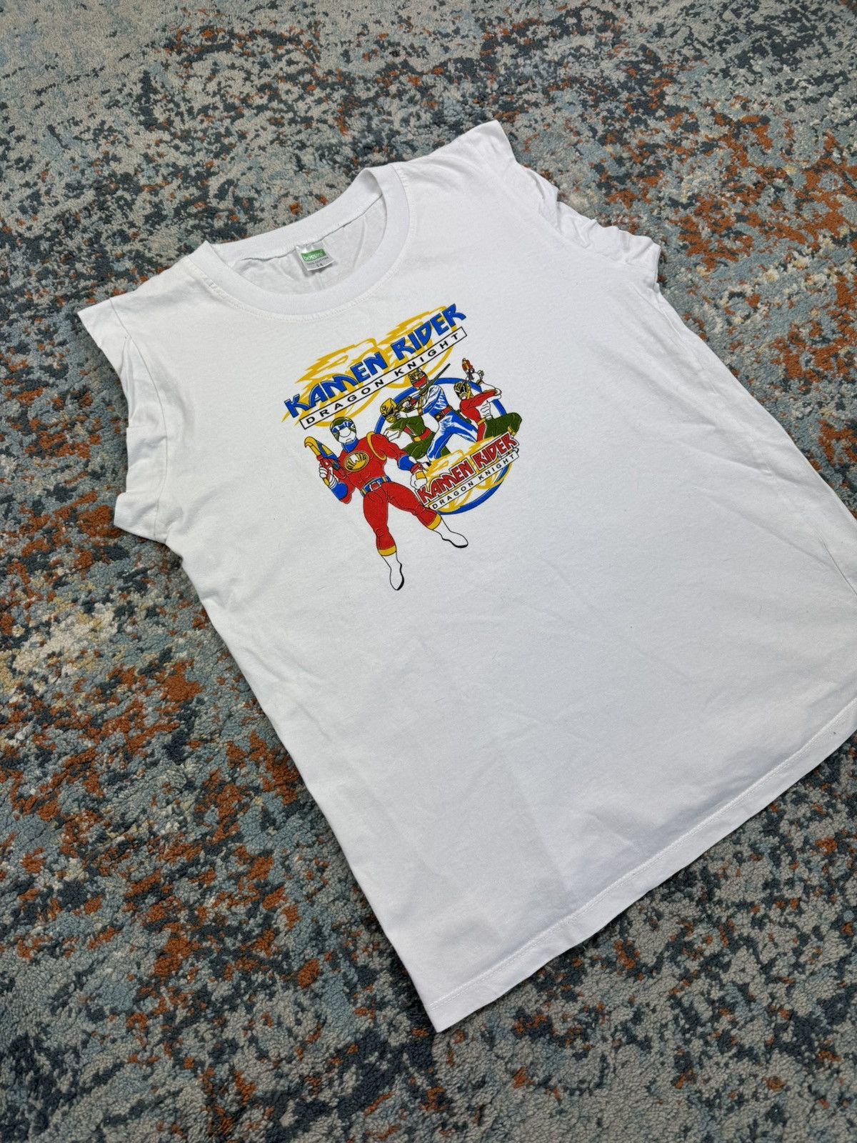 Anime × Vintage Vintage 90s Kamen Rider dragon knight anime graphic tank tee Size US S / EU 44-46 / 1 - 2 Thumbnail