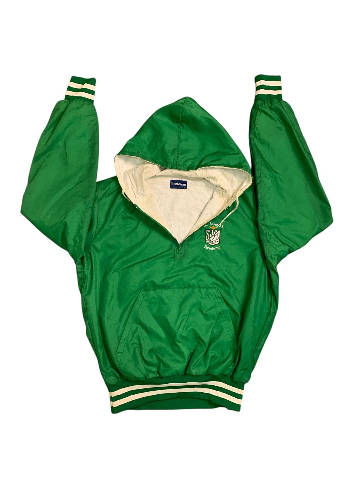 Rare Design Vintage Holloway Half Zipper Hoodie Sweater