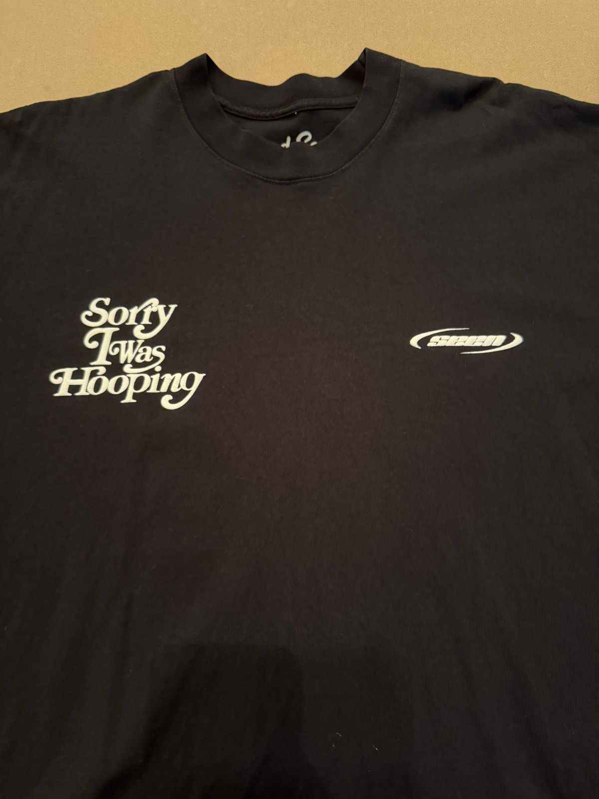 Vintage Brand Seen ‘Sorry I was Hooping’ Tee Size US XL / EU 56 / 4 - 3 Thumbnail