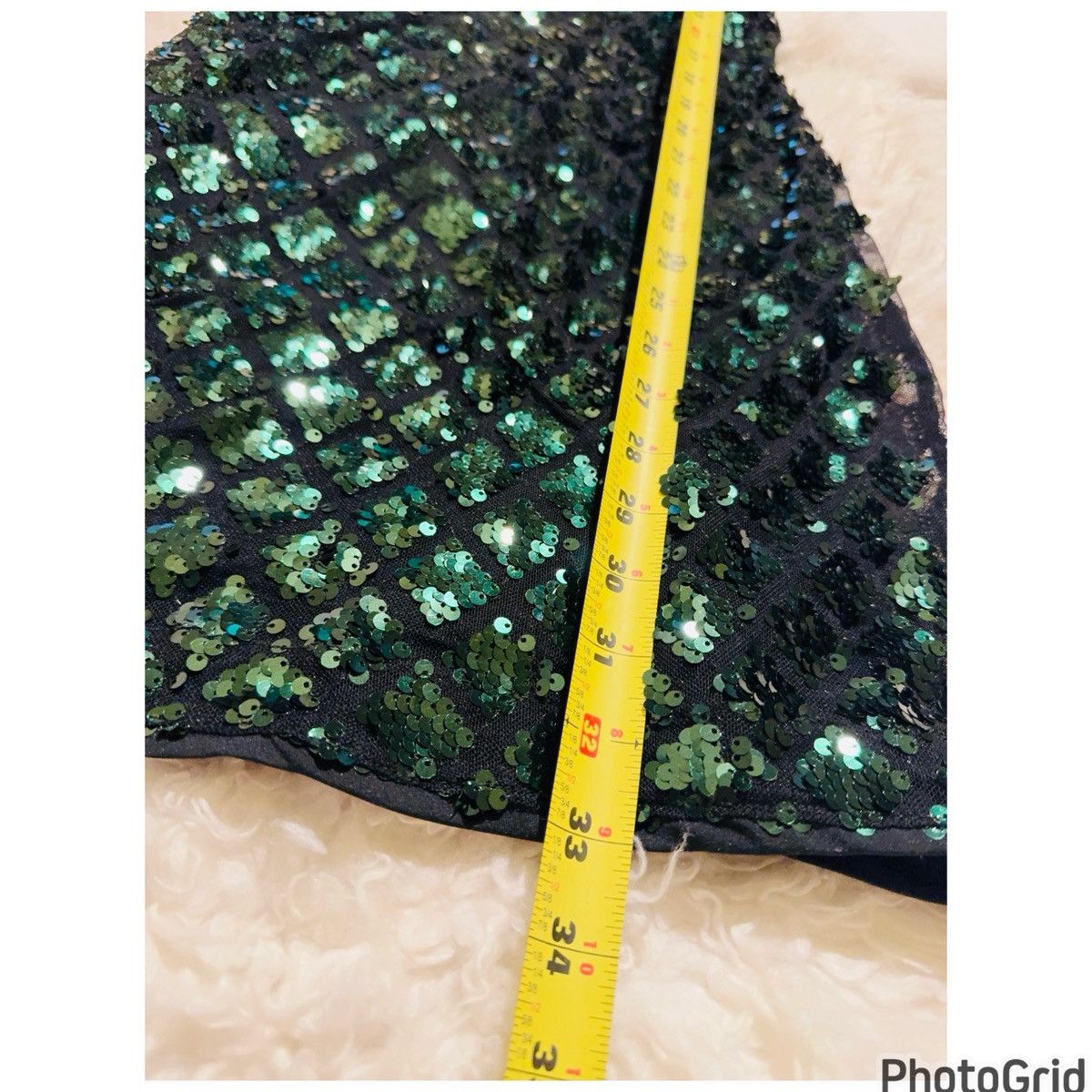 H&M H&M Emerald Sequin Dress Size M / US 6-8 / IT 42-44 - 7 Thumbnail