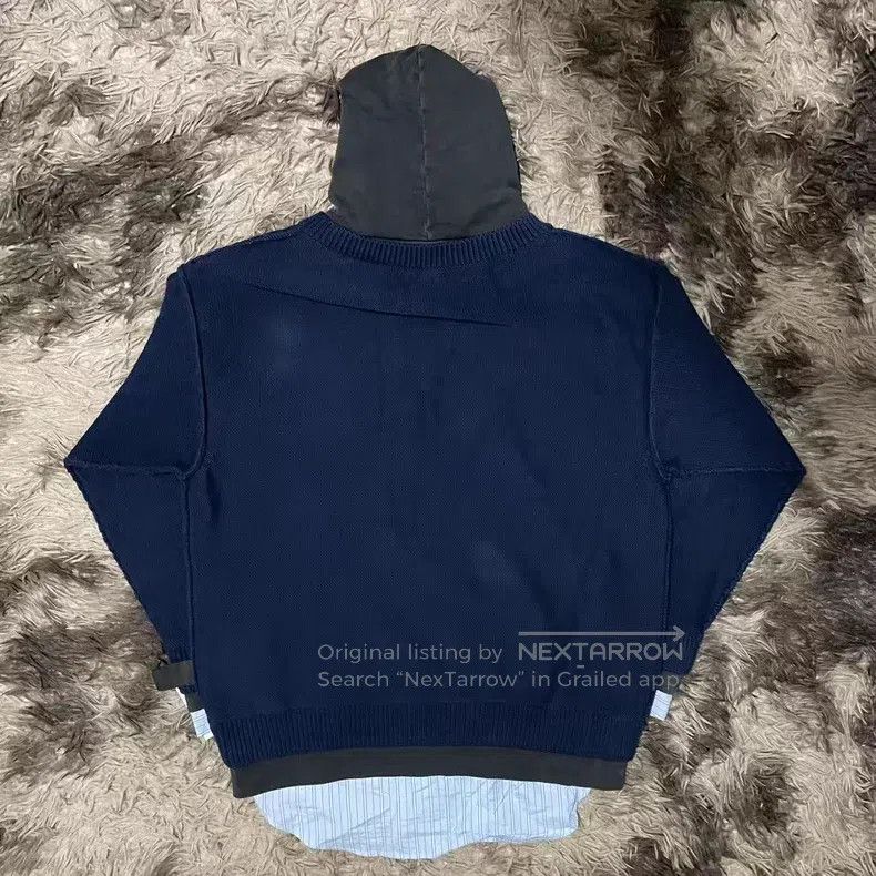 Balenciaga Balenciaga Three-in-one shirt with hoodie sweater Size US M / EU 48-50 / 2 - 2 Thumbnail