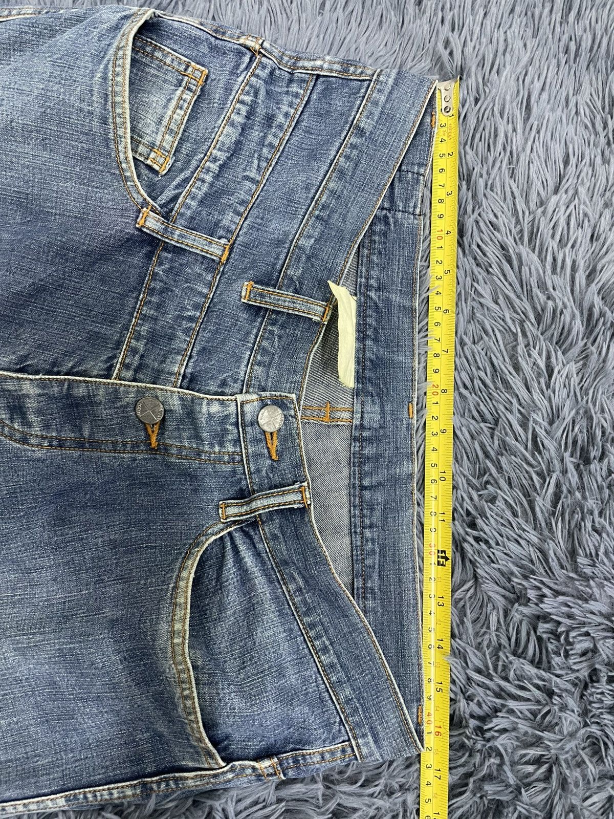 Designer × Final Home × Issey Miyake Vtg Final Home Double Waist Soft Jean Size US 33 - 8 Thumbnail