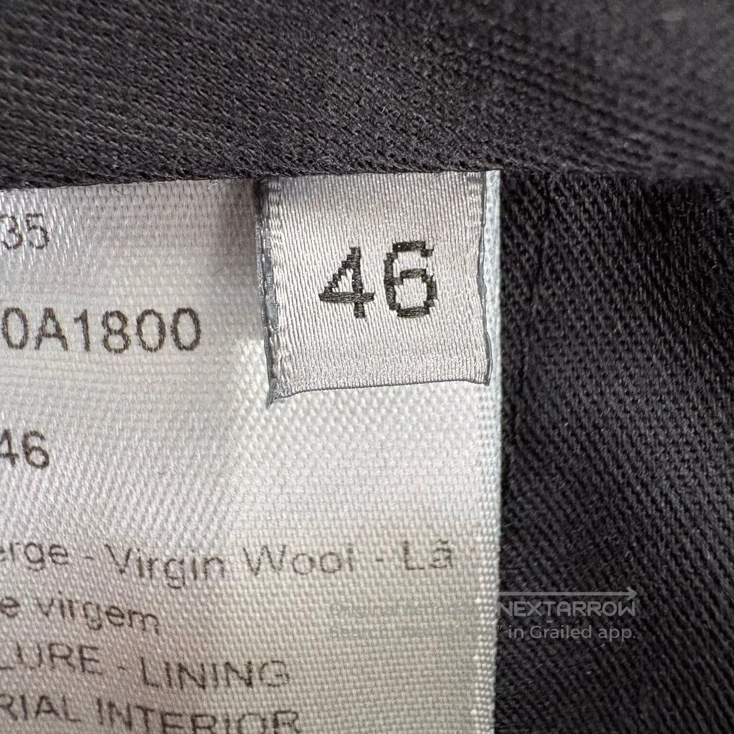 Dior Dior Black casual suit pants with stitching Size US 30 / EU 46 - 5 Thumbnail