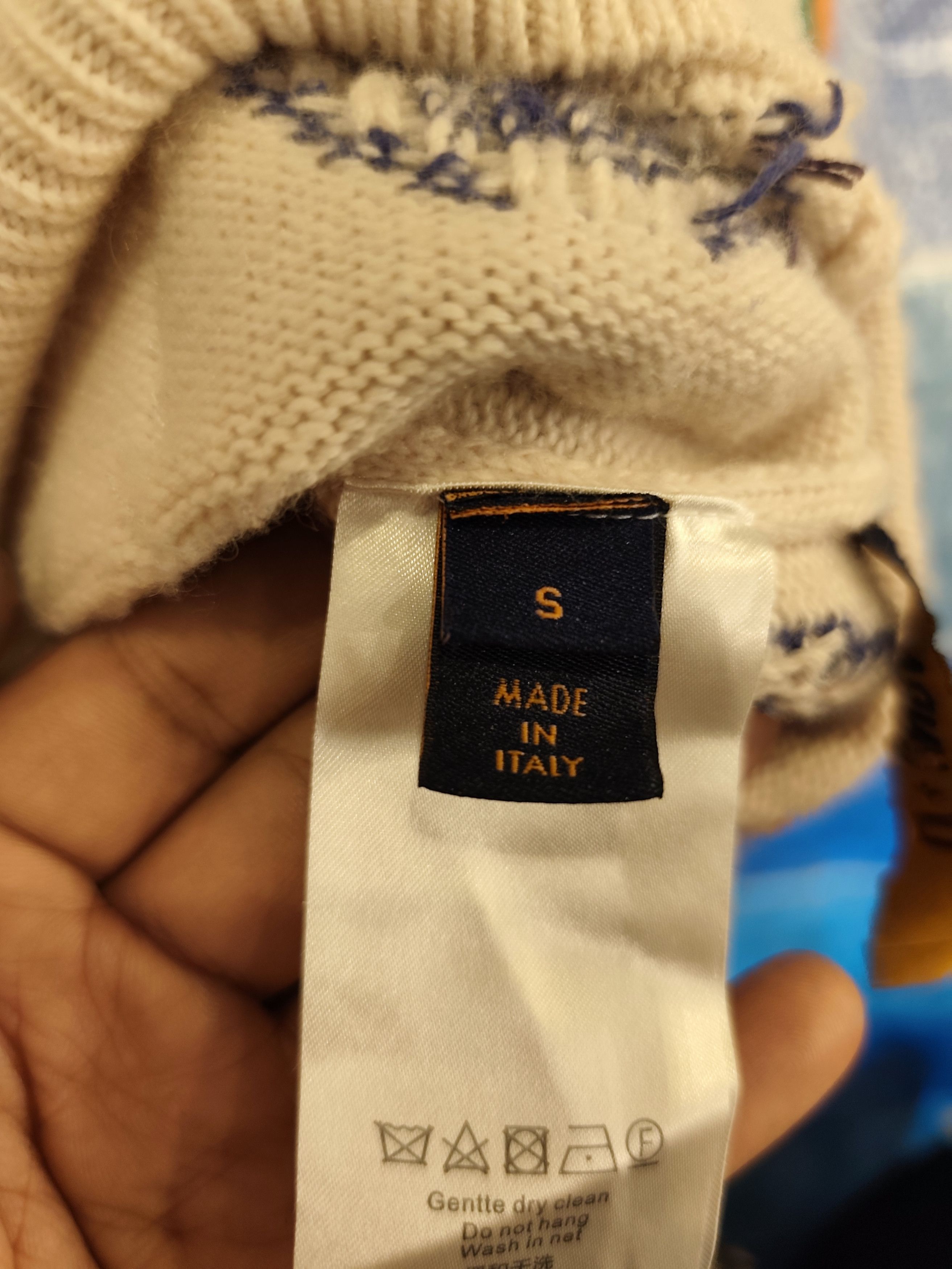 Louis Vuitton × NBA Louis Vuitton x NBA Virgil Abloh Letters Knit Sweater Size US M / EU 48-50 / 2 - 8 Thumbnail