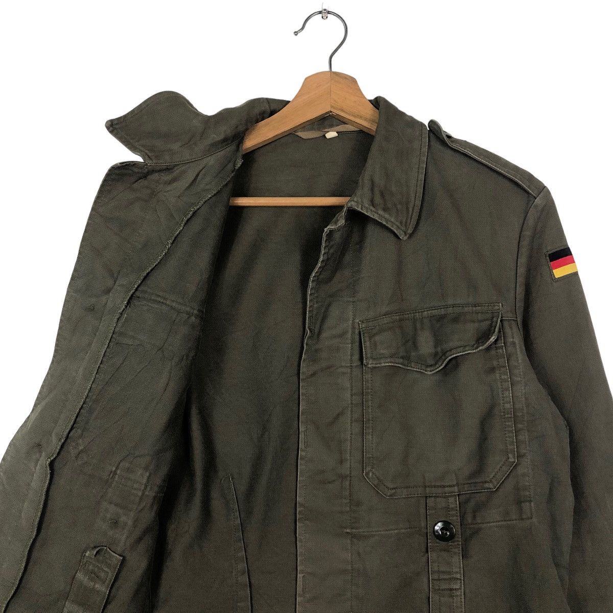 Vintage 🔥Vintage Chore Military Jacket Germany Flag Multi Pocket Size US M / EU 48-50 / 2 - 12 Thumbnail