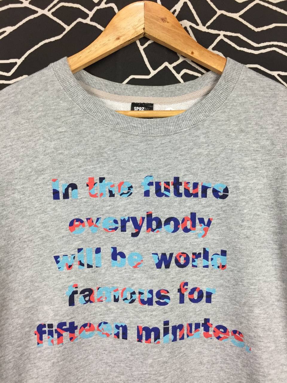 Andy Warhol × Uniqlo × Vintage Uniqlo SPRZ NY The Philosophy of Andy Warhol Sweatshirt Size US L / EU 52-54 / 3 - 3 Thumbnail