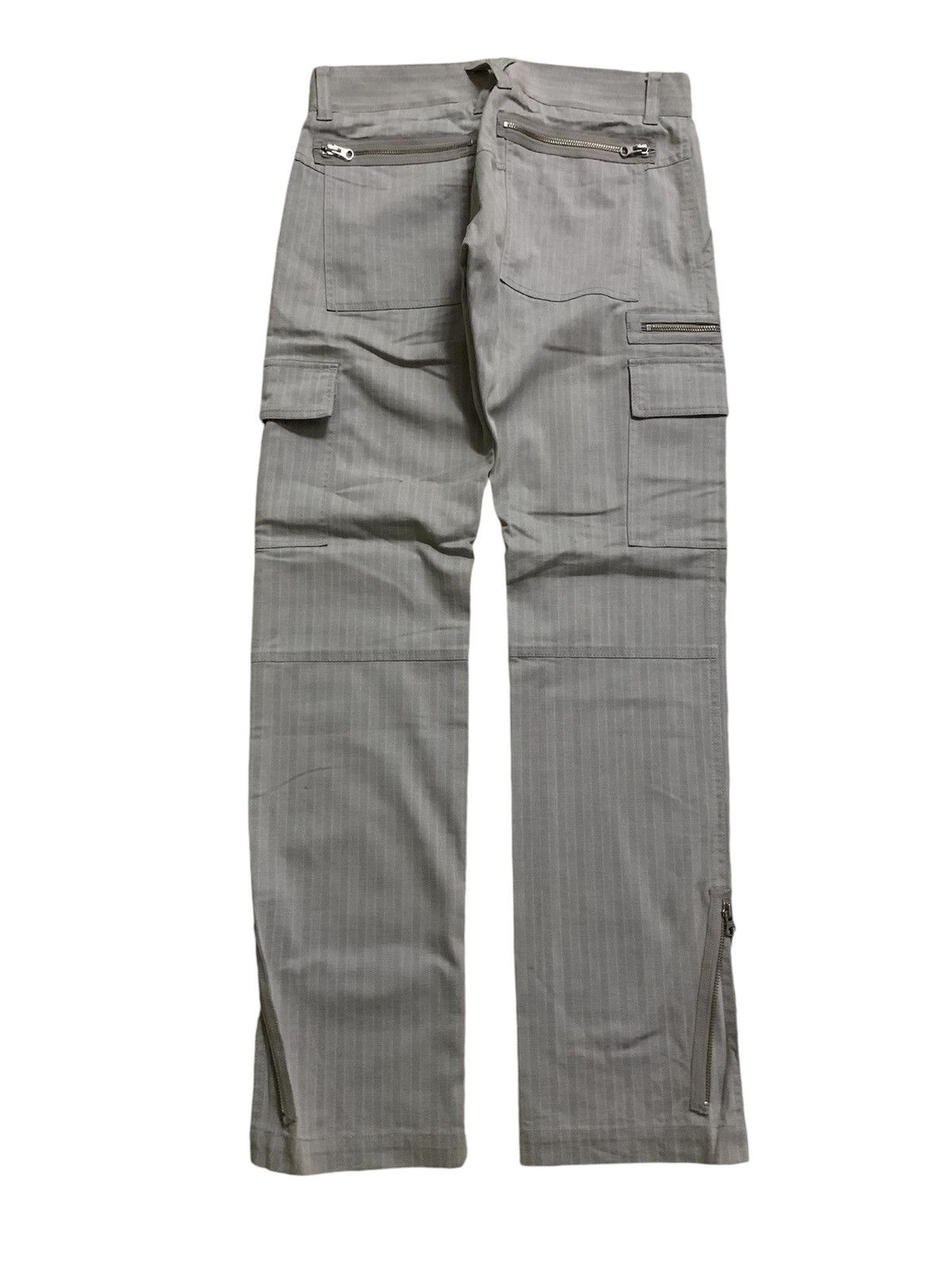Issey Miyake 💥Vintage Universal Language Stripe Cargo Pant Size US 31 - 1 Thumbnail