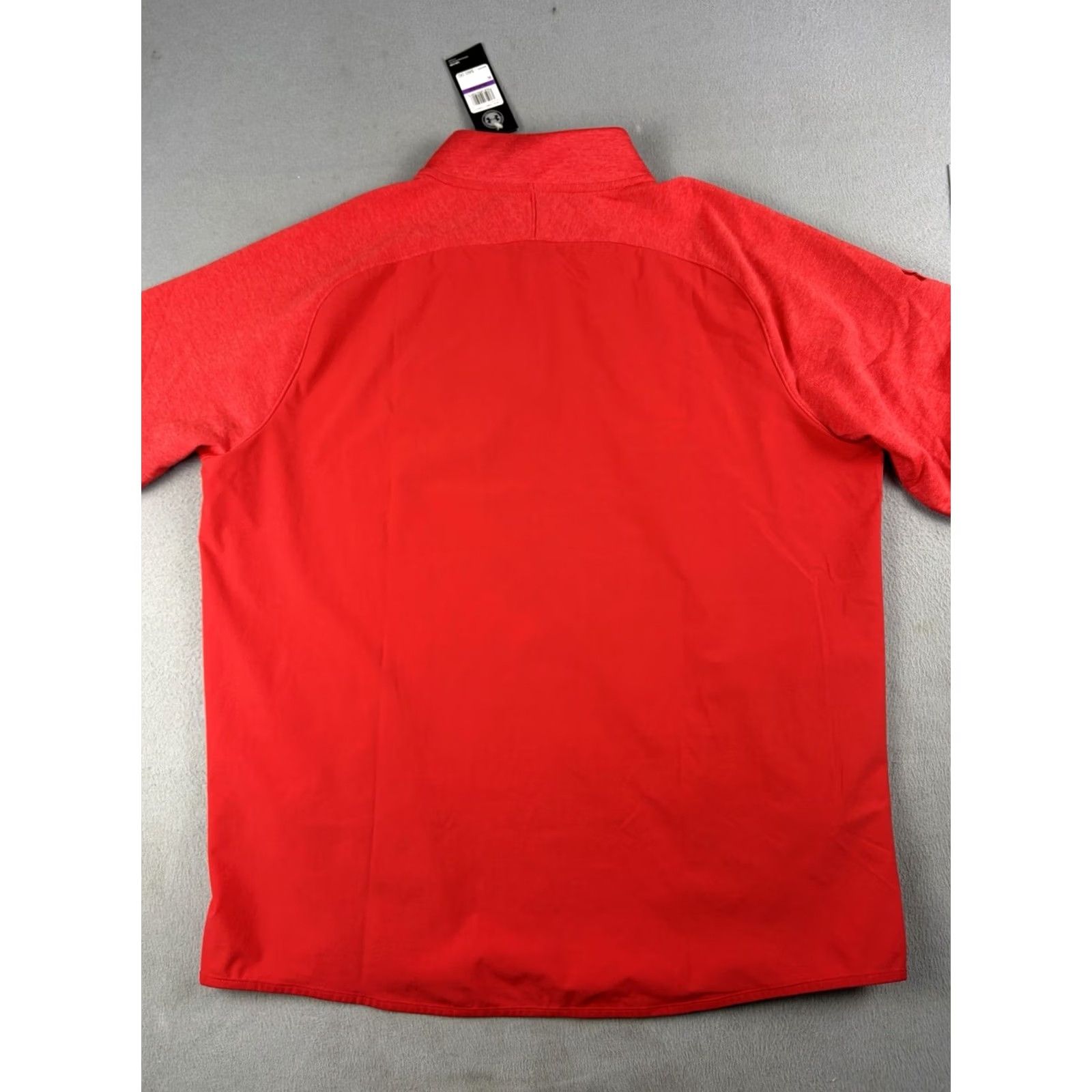 Under Armour Under Armour Pullover Mock Neck Zip Red 2XL Men’s Golf Long Sleeve Casual Performance Size US XXL / EU 58 / 5 - 6 Thumbnail