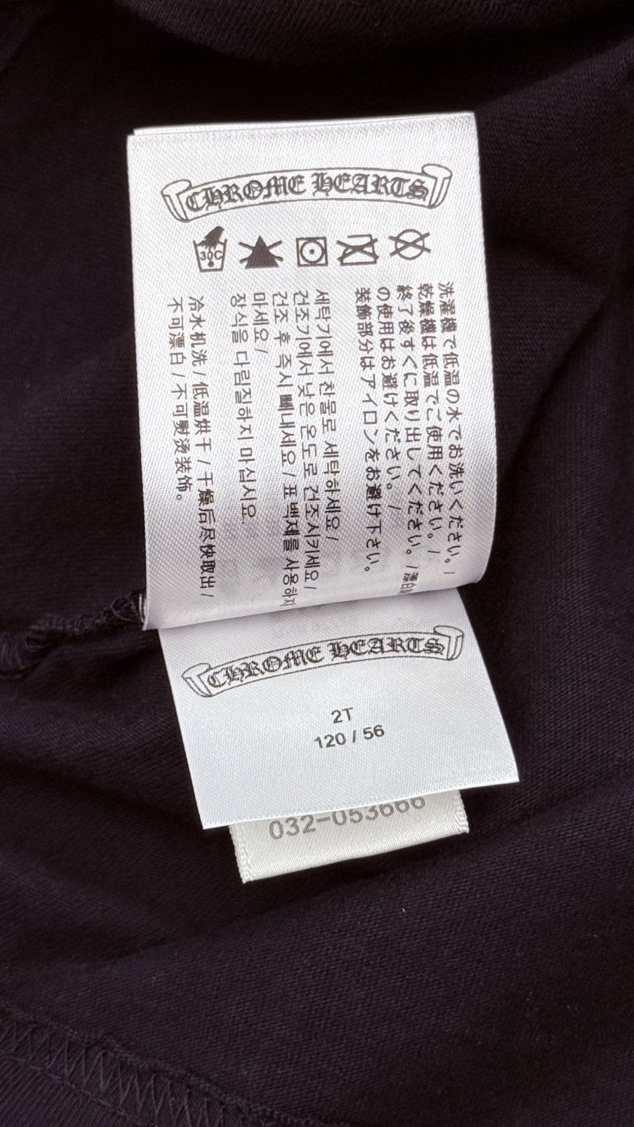 Chrome Hearts Chrome Hearts KIDS Horseshoe Pocket Tee Black / Sky Bkue Size US XXS / EU 40 - 8 Thumbnail