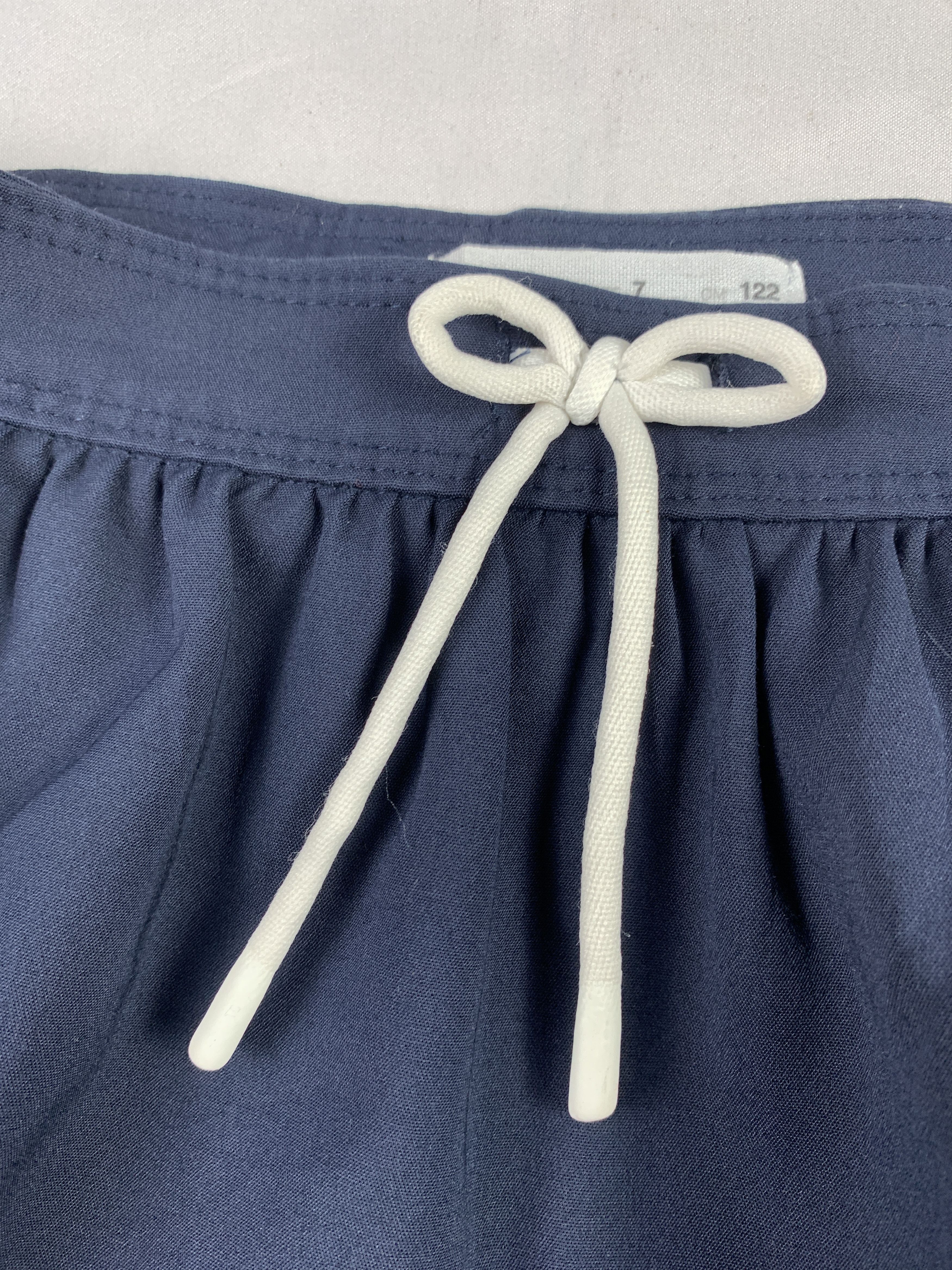 Zara Zara Navy Mini Balloon Skirt (23) Size 23" - 5 Thumbnail