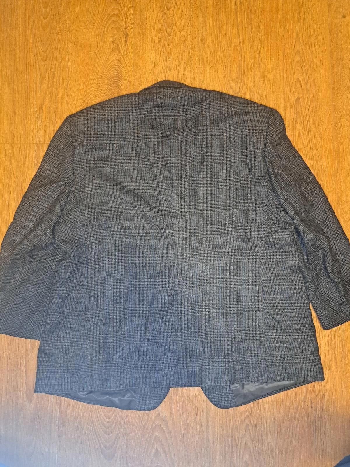 Polo Ralph Lauren Ralph Lauren Sport Coat Mens 50R Gray Glen Plaid Wool Size 50R - 8 Thumbnail