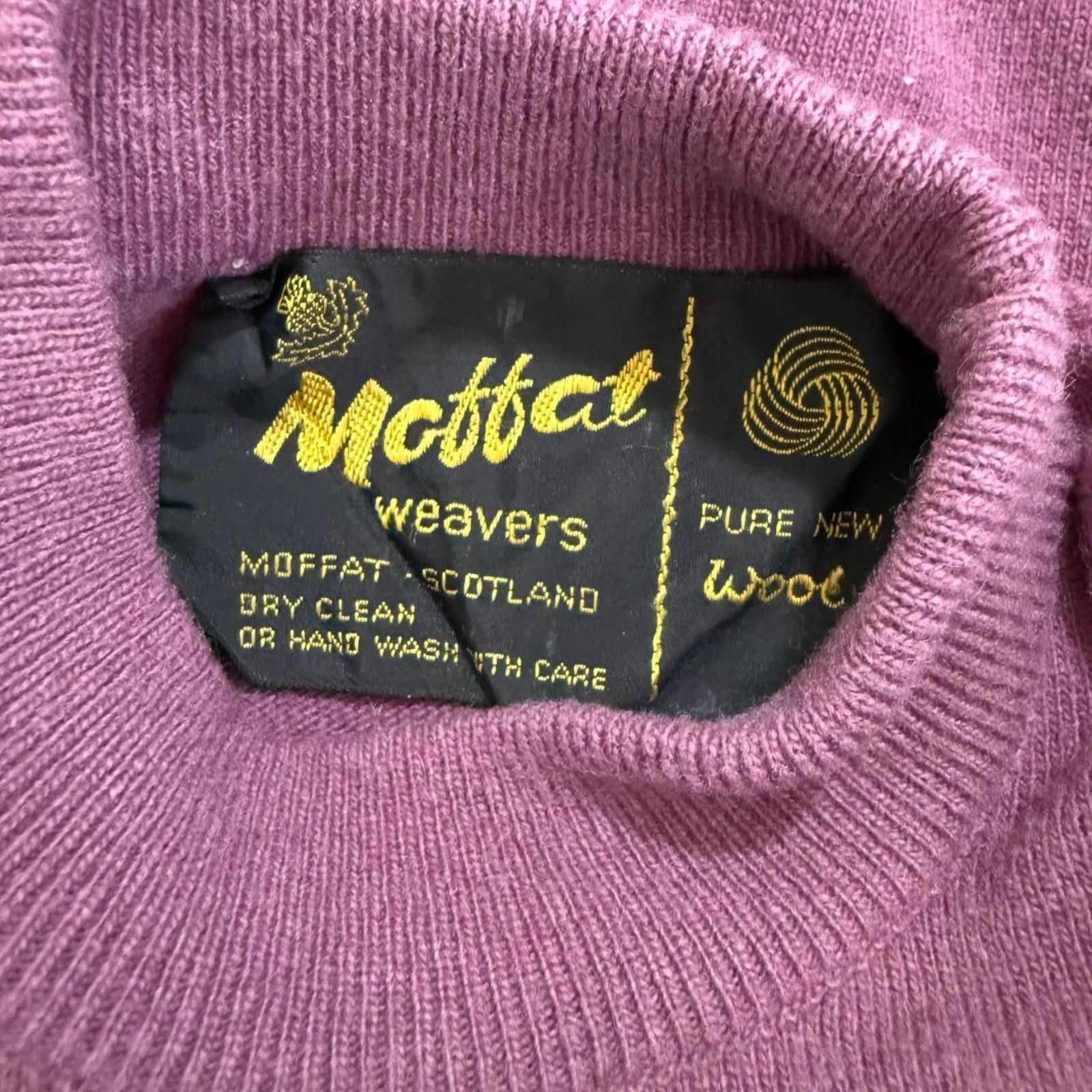 Other Moffat Sweater Women's Purple Pure New Wool Size M / US 6-8 / IT 42-44 - 2 Thumbnail