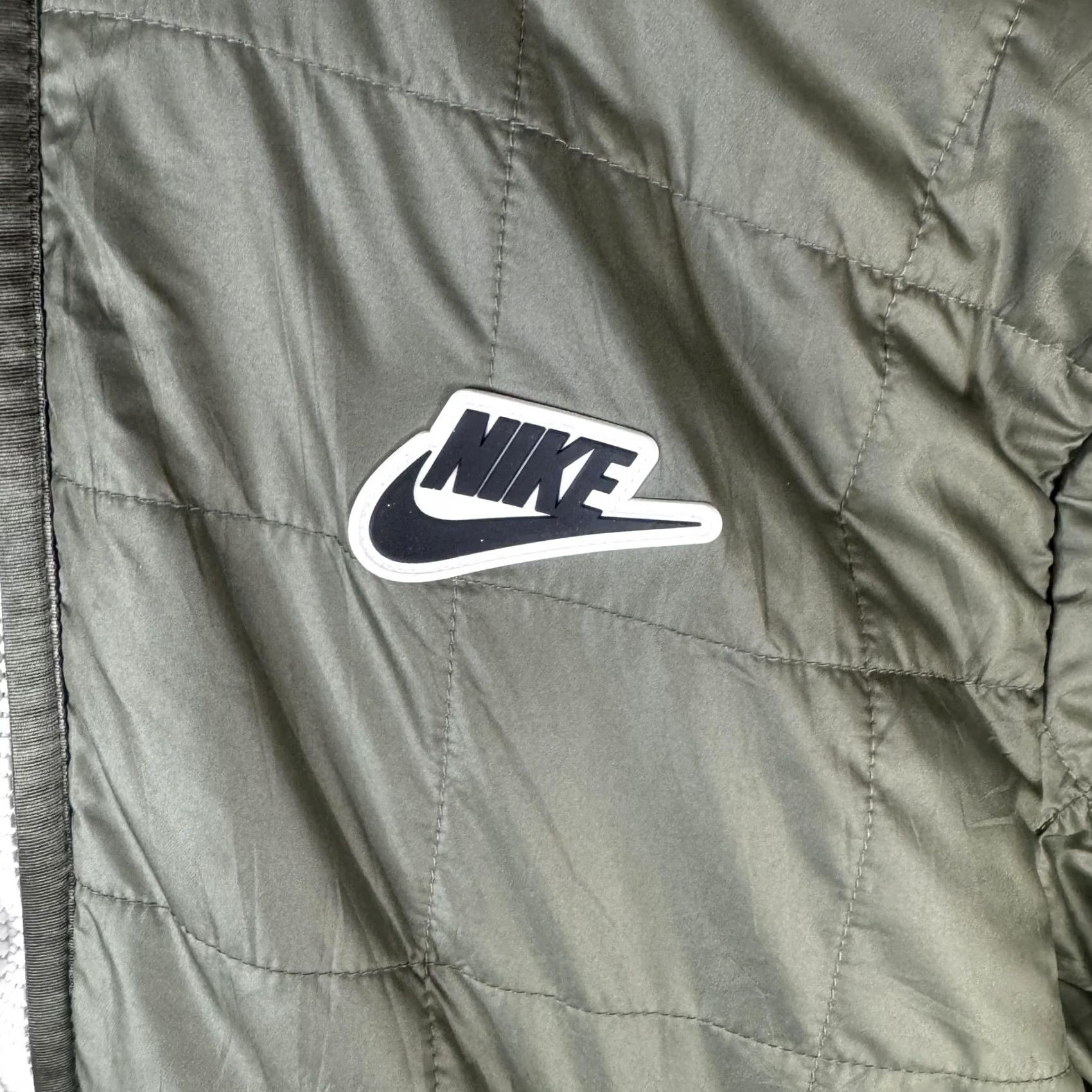 Nike Nike Jacket Mens Medium Green Hooded Puffer Full Zip CU4422-380 Size US M / EU 48-50 / 2 - 6 Thumbnail