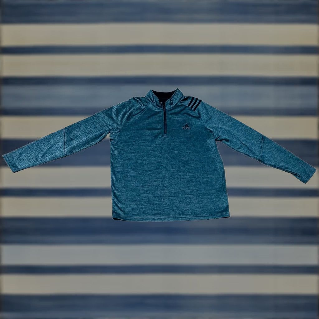 Adidas Adidas Golf 1/4 Zip Sweater Men Dark Gray Pullover Long Sleeve Sz Large Jacket Size US L / EU 52-54 / 3 - 1 Thumbnail
