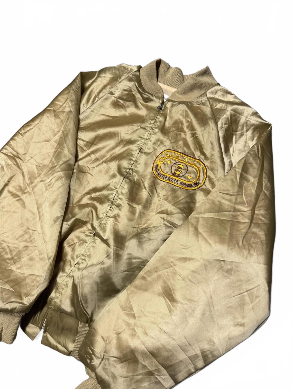 Designer Vintage Ford Meter Box Co. Indiana Satin Bomber Jacket Size US L / EU 52-54 / 3 - 3 Thumbnail