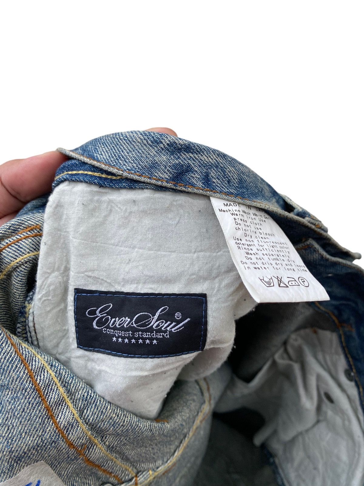 Japanese Brand Vintage Ever Soul Distressed Pant Size US 30 / EU 46 - 7 Thumbnail