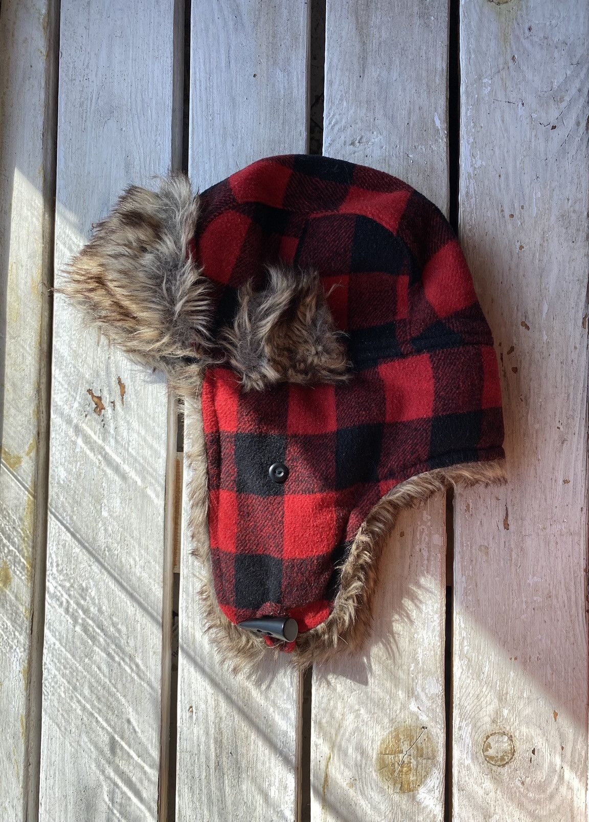 Japanese Brand × Vintage Y2K HYPE FUZZY MOHAIRE AVIATOR USSR USHANKA HAT bubble Size ONE SIZE - 3 Thumbnail