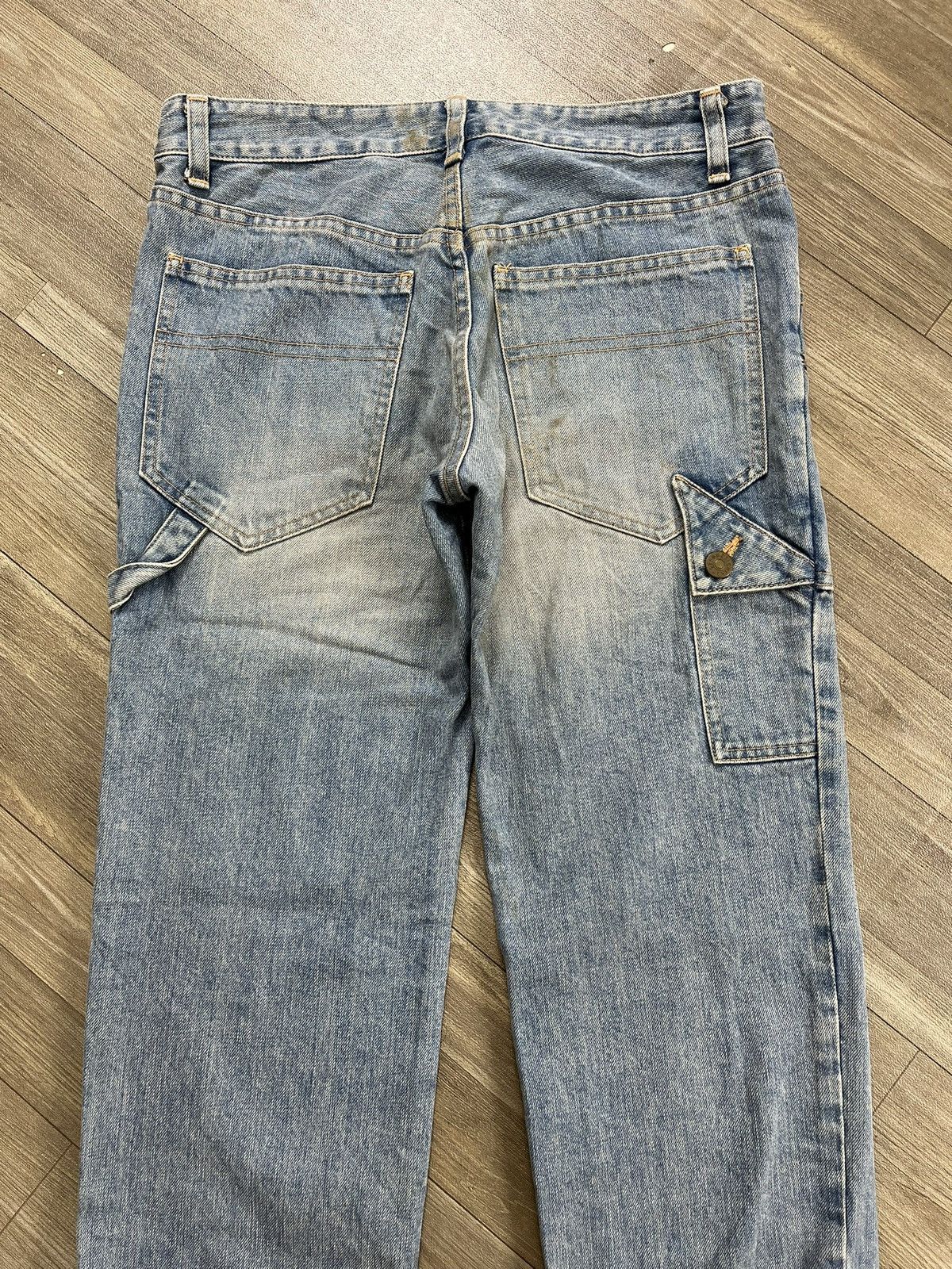Issey Miyake 2000s Tsumori Chisato Issey Miyake Carpenter Faded Jeans Size US 29 - 16 Thumbnail