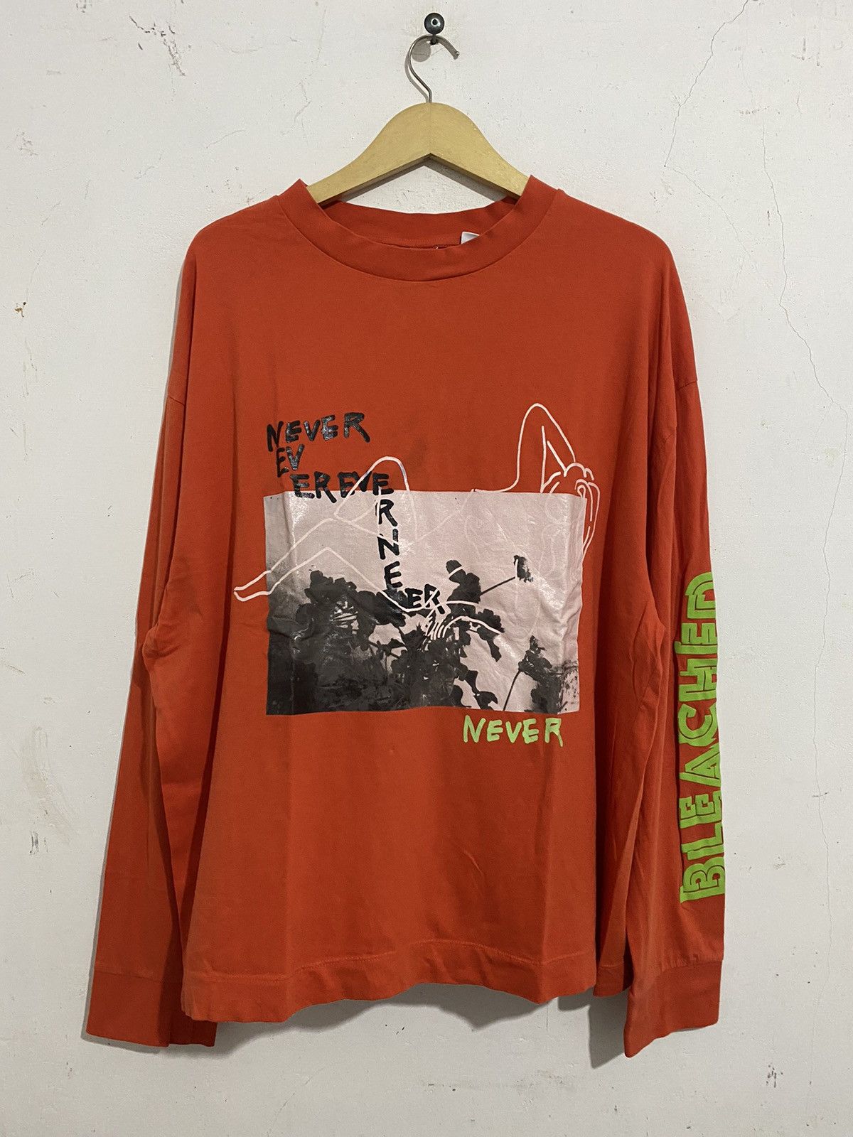 image of Hysteric Glamour x If Six Was Nine Collusion Japanese Poem Styled Hysteric in Orange (Size 2XL)