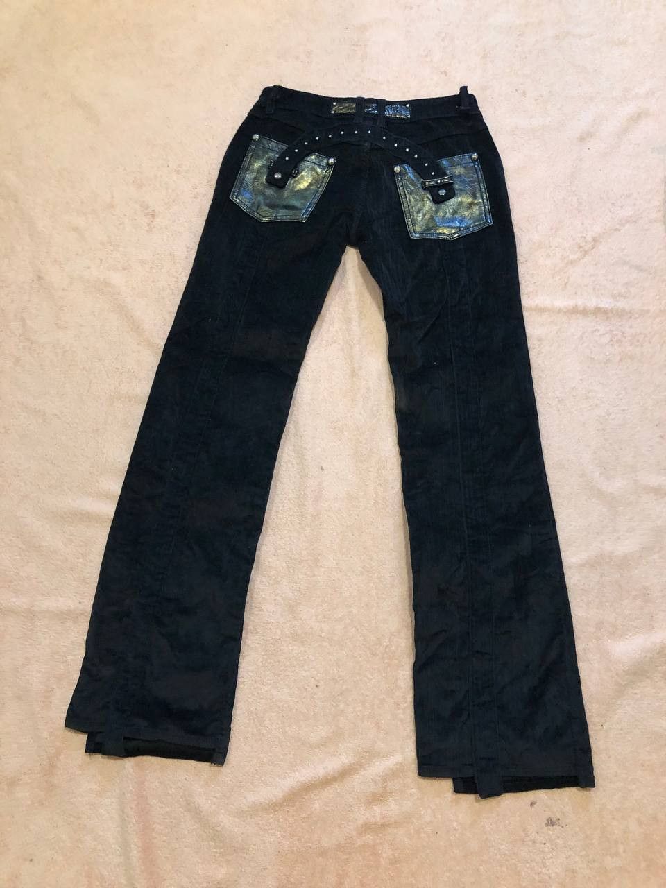 Dolce & Gabbana black D&G luxury Casual Pants Y2K Dolce&Gabbana Vintage Size 30" / US 8 / IT 44 - 22 Thumbnail