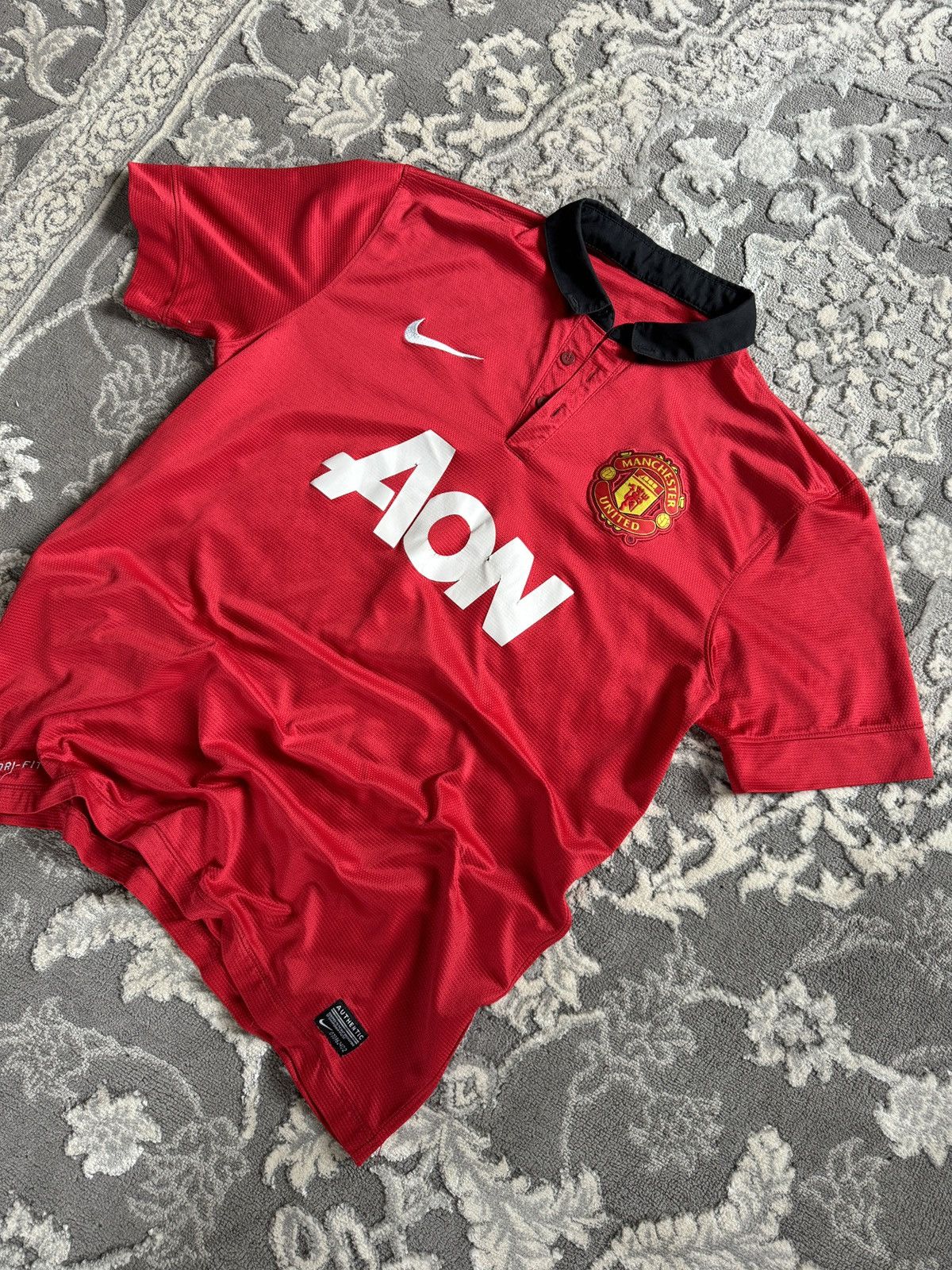 Nike × Vintage Vintage 2013/14 Manchester United Nike Soccer Jersey Size US L / EU 52-54 / 3 - 2 Thumbnail