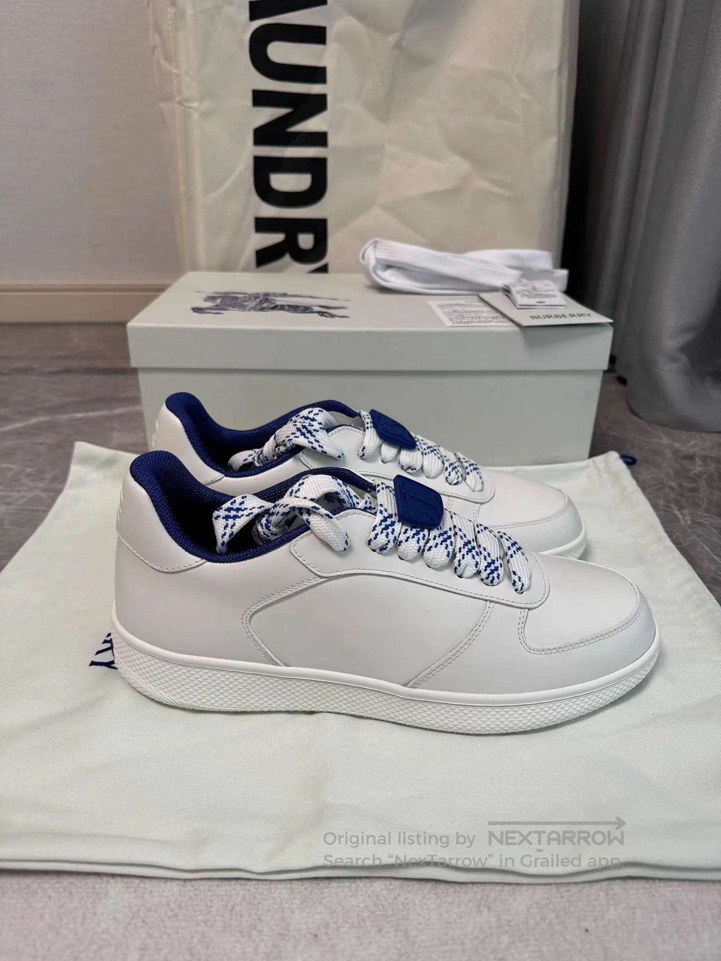 Burberry White Low. Size US 8 / EU 41 - 3 Thumbnail