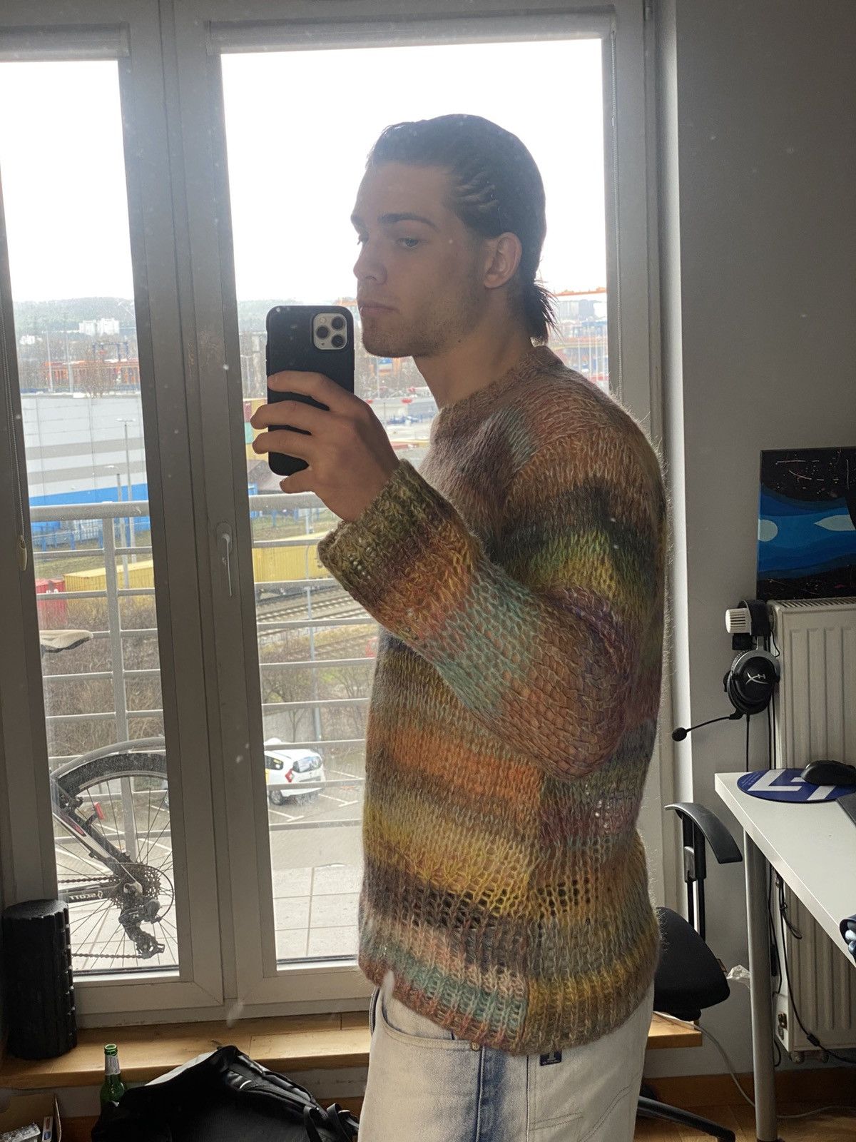 Acne Studios Acne Studios asymetric gradient sweater knit Size US M / EU 48-50 / 2 - 10 Thumbnail
