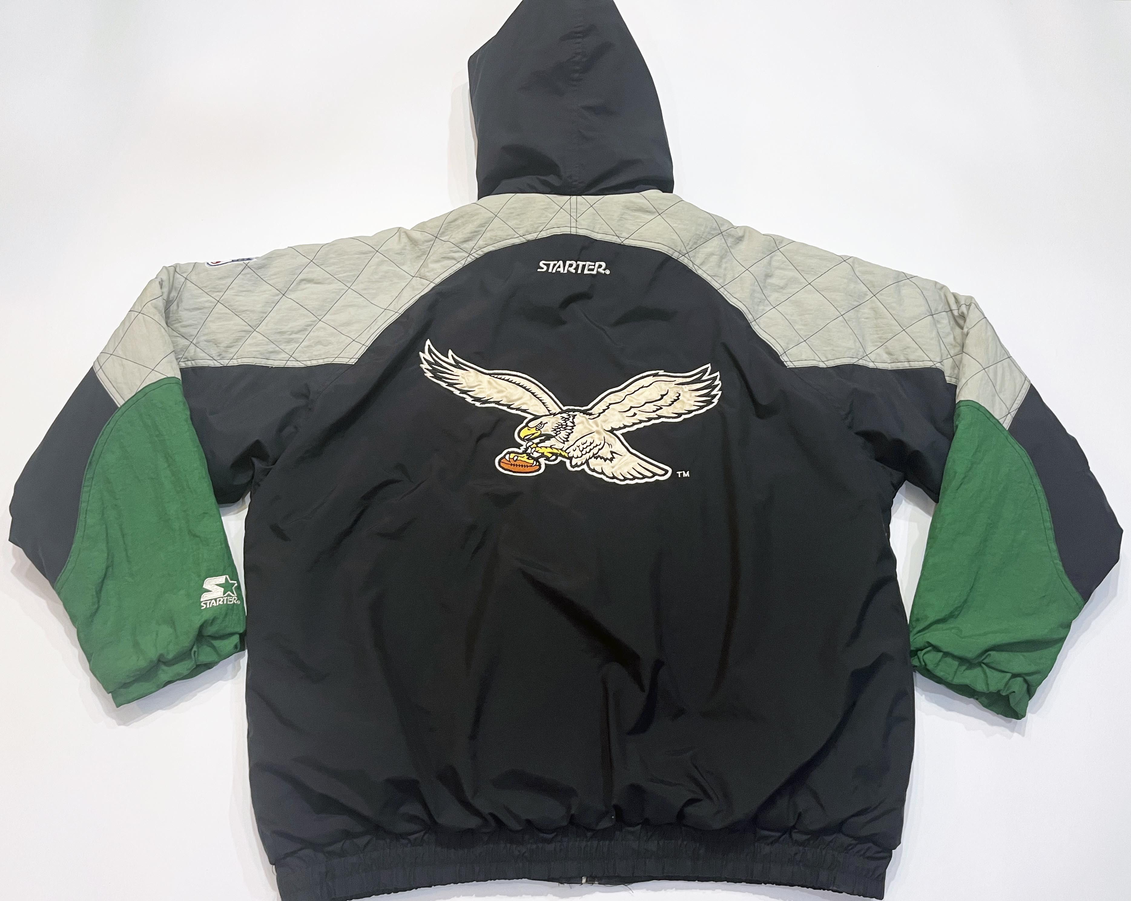 Starter Vtg Starter NFL Philadelphia Eagles Full Zip Puffer Jacket Size US XL / EU 56 / 4 - 5 Thumbnail