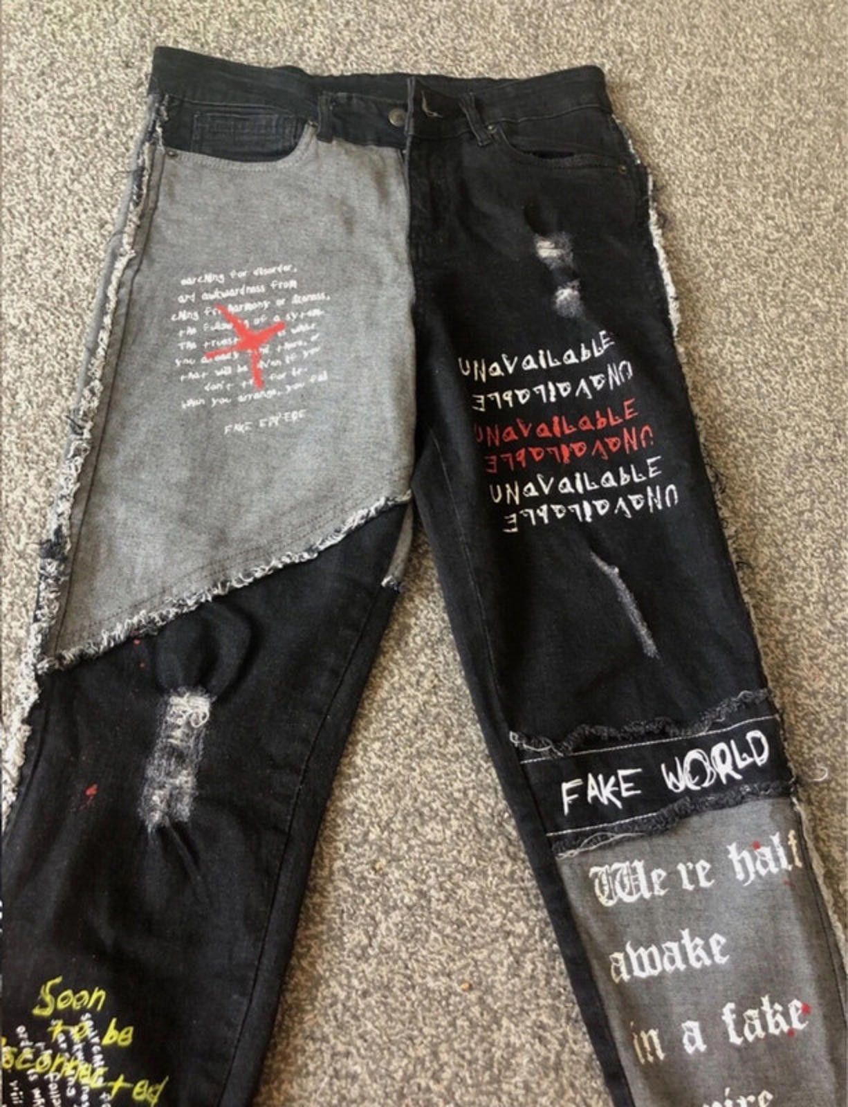 Other JK Attire jeans “half awake” size M/12 skinny stylish jeans Size 32" / US 10 / IT 46 - 2 Thumbnail