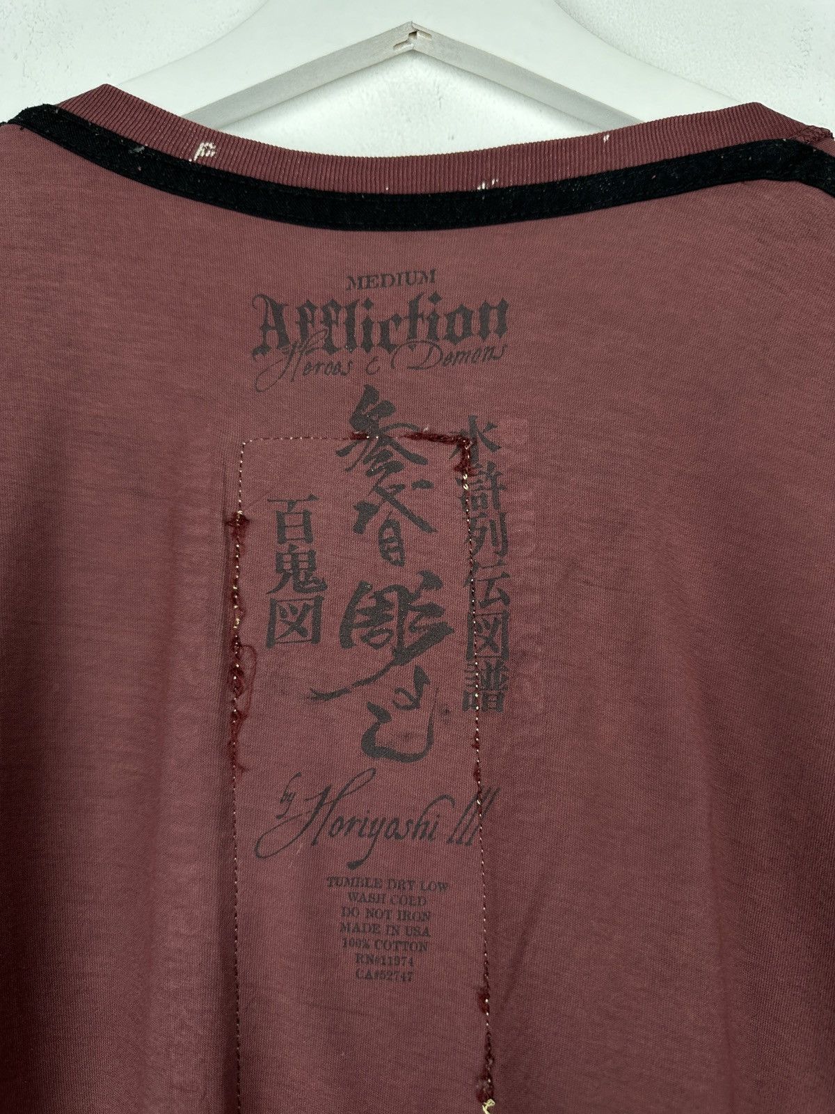 Affliction Y2K Affliction Japanese Demon Samurai T Shirt Tee Tapout Size US M / EU 48-50 / 2 - 3 Thumbnail