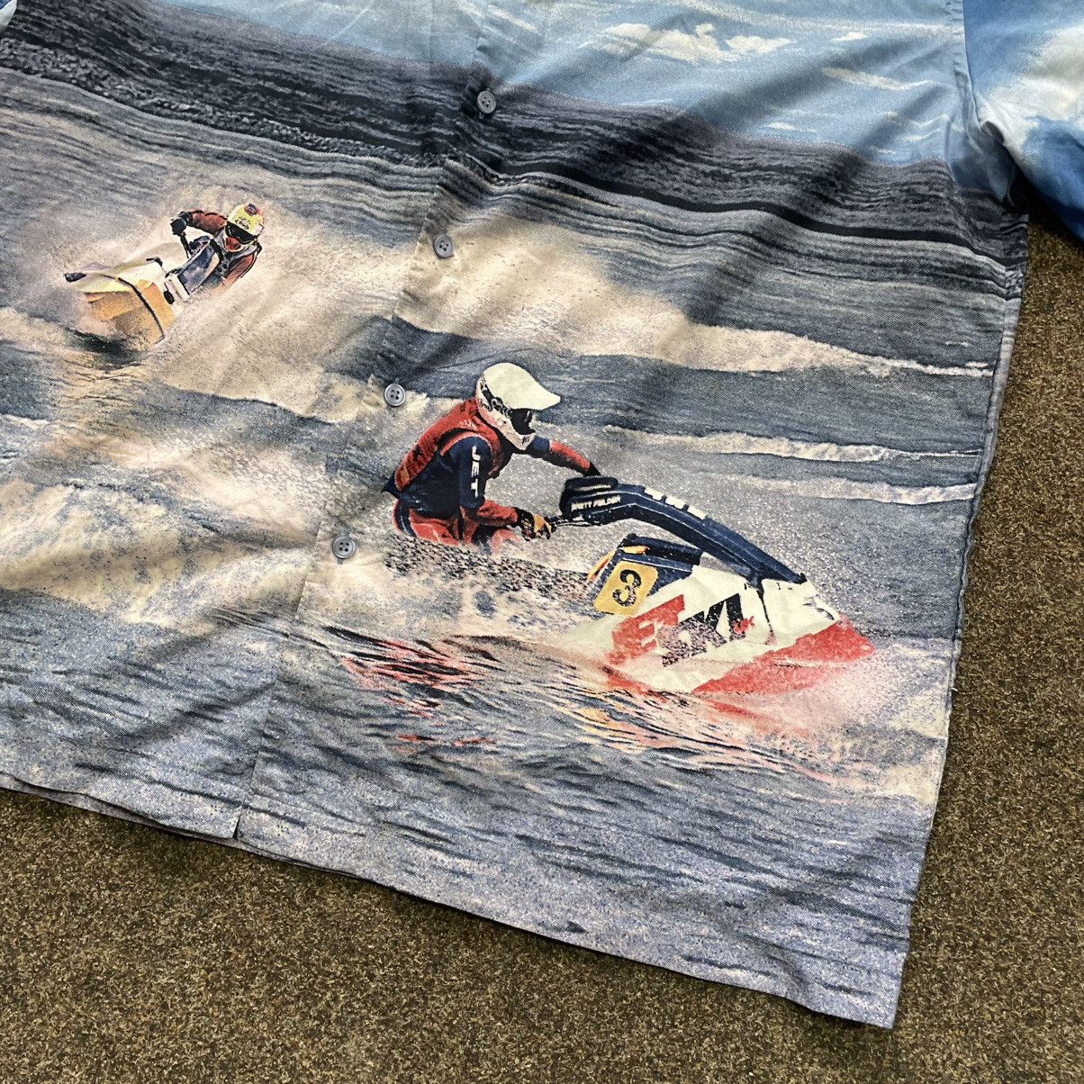 Vintage Vintage 90s Jet Ski Graphic Tee Sun Faded Coastal Gorpcore L Size US L / EU 52-54 / 3 - 3 Thumbnail