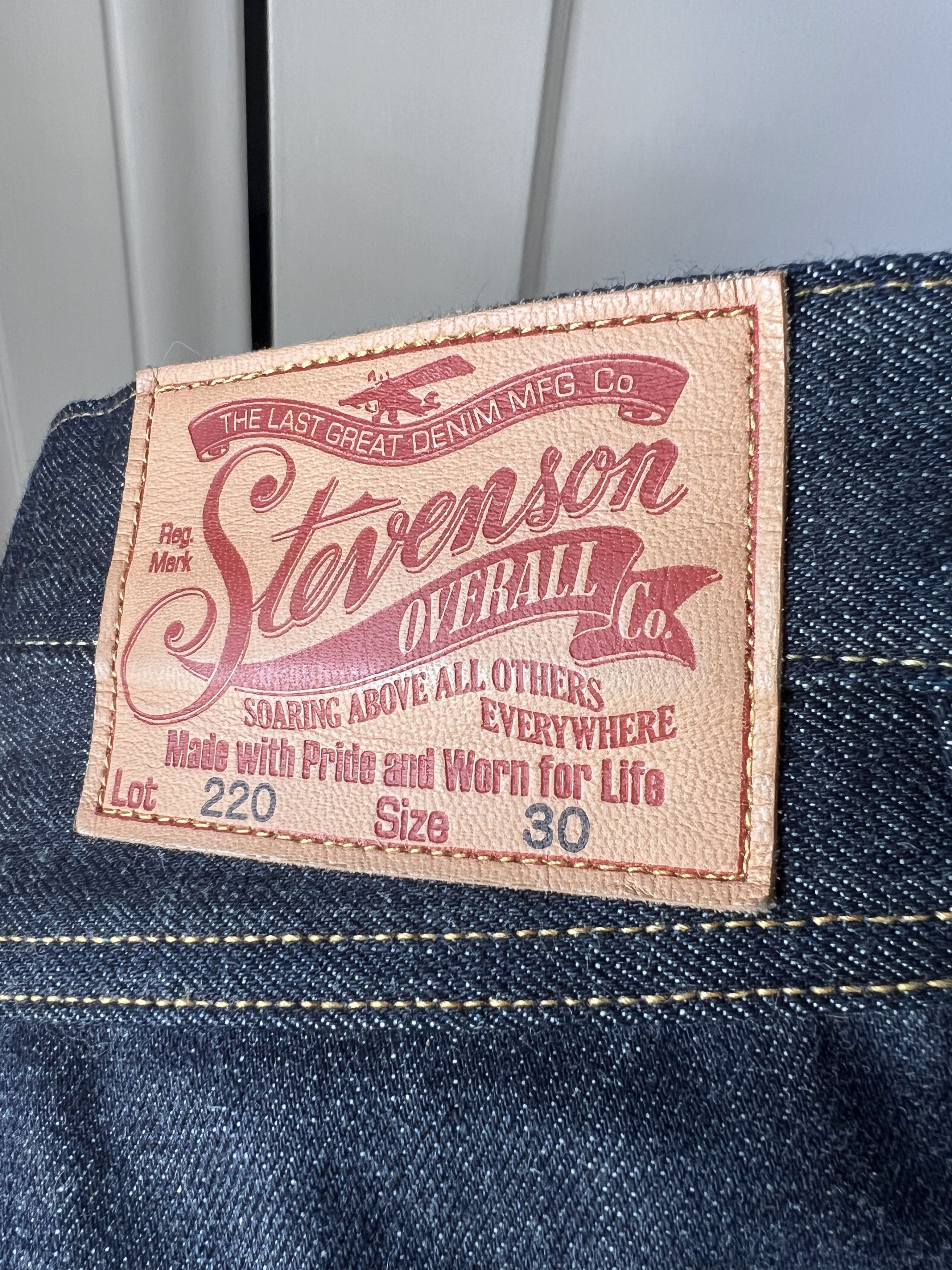 Stevenson Overall Co. 220 Carmel Straight Tapered - Indigo Size US 30 / EU 46 - 3 Thumbnail