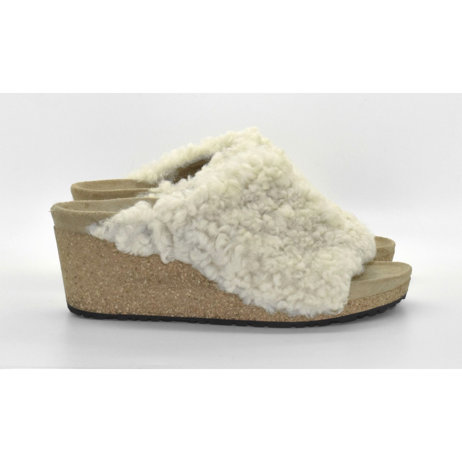 Birkenstock PAPILLIO BY BIRKENSTOCK Namica Teddy Shearling Wool Wedge 38 Size US 7 / IT 37 - 2 Thumbnail