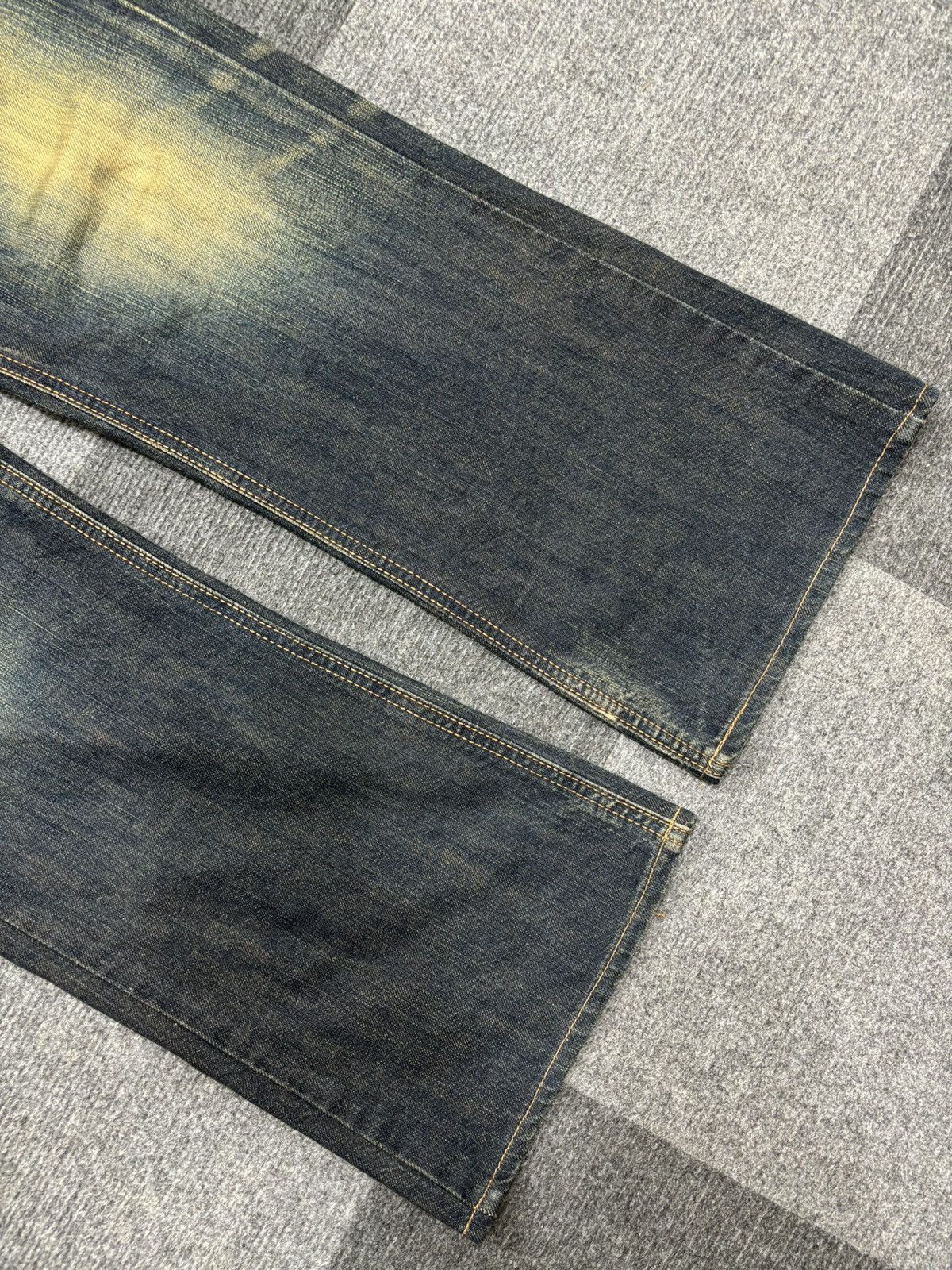 Edwin 💥90s Style💥Rare Insane Edwin 421 Rusty Fades Denim F462 Size US 31 - 12 Thumbnail