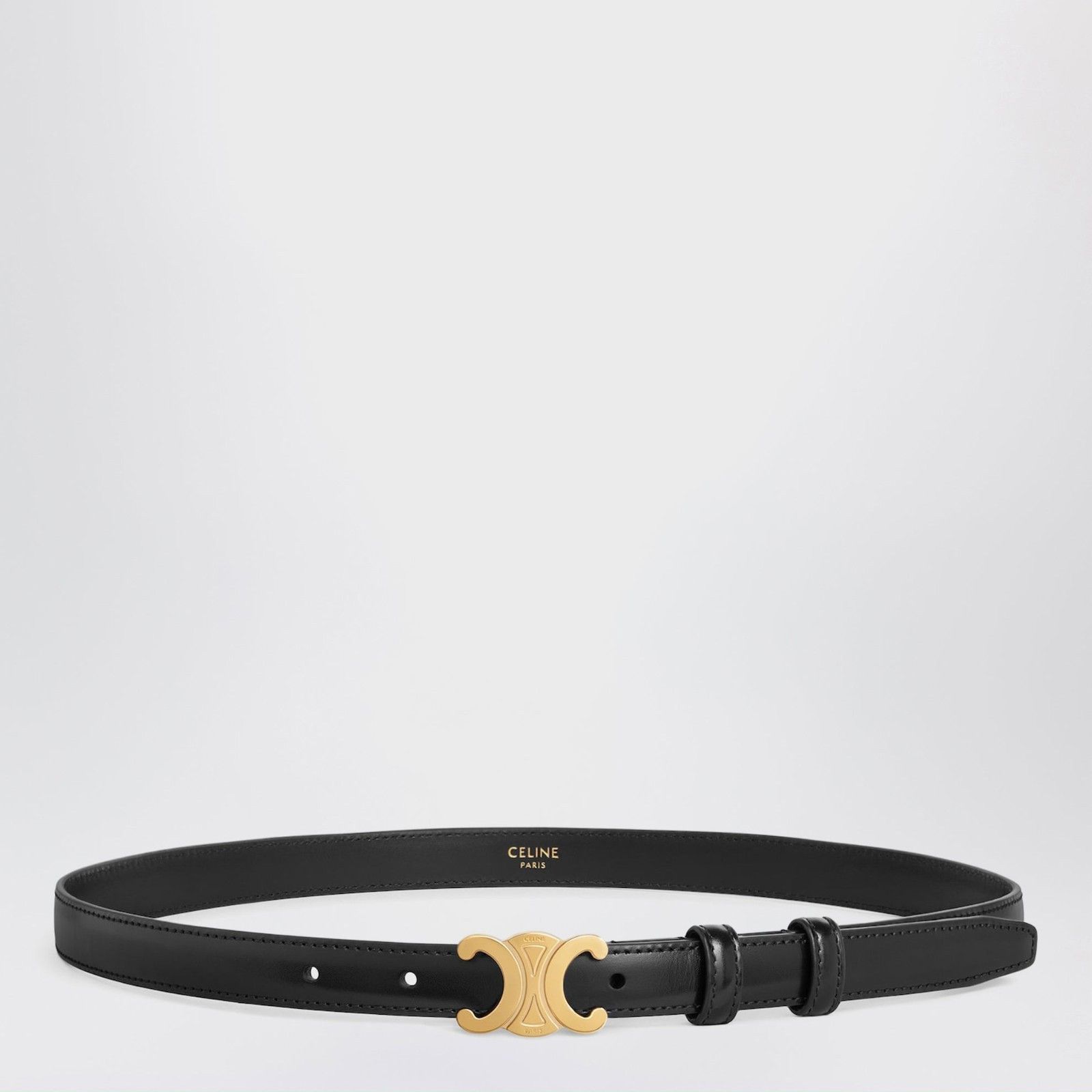 Celine Céline “Chantilly” Croc Horse-Bit Belt 76 cm (Italy 