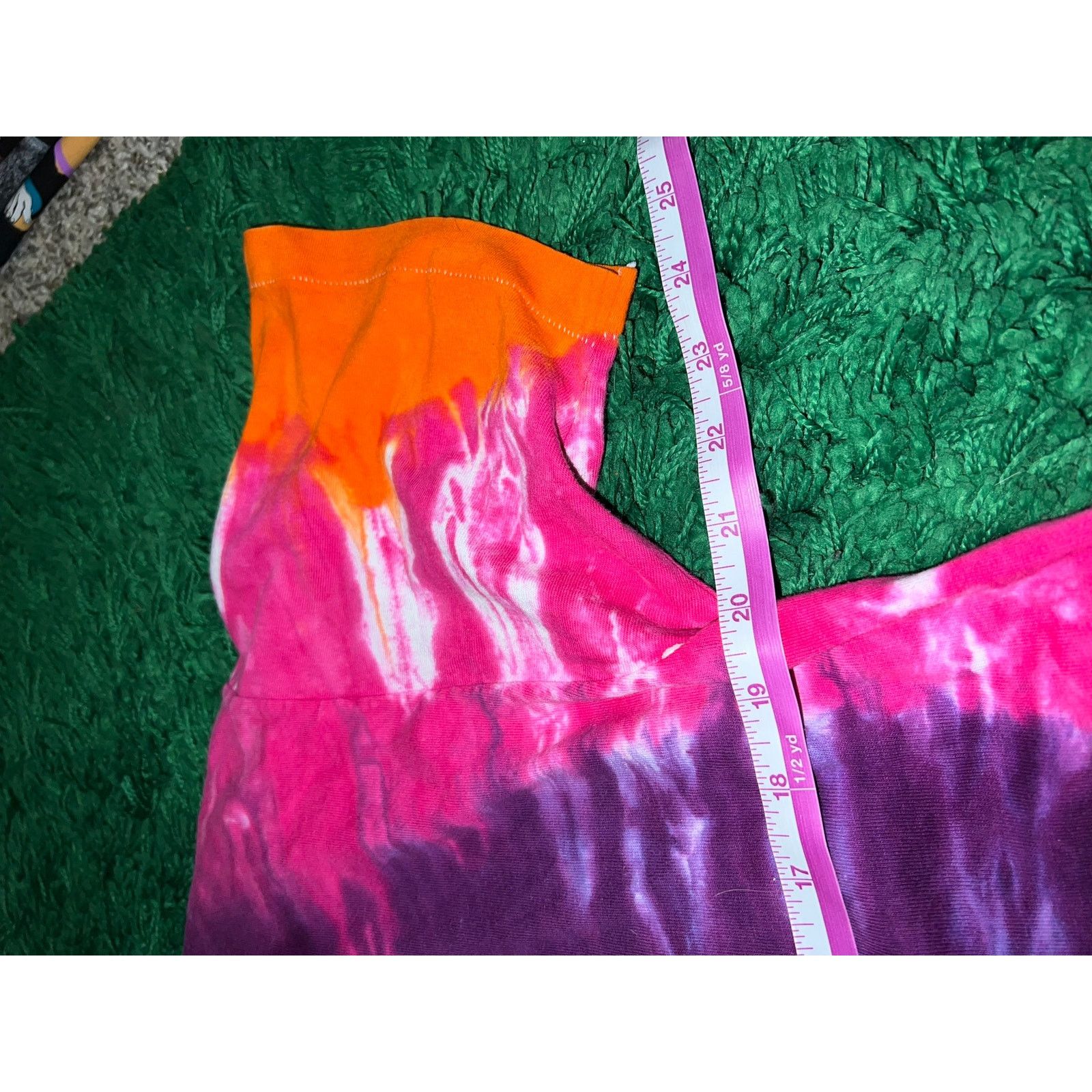 Anvil Womens Vintage Tie Dye Shirt Anvil Tee Crop Top VTG 90s OS Size L / US 10 / IT 46 - 9 Thumbnail