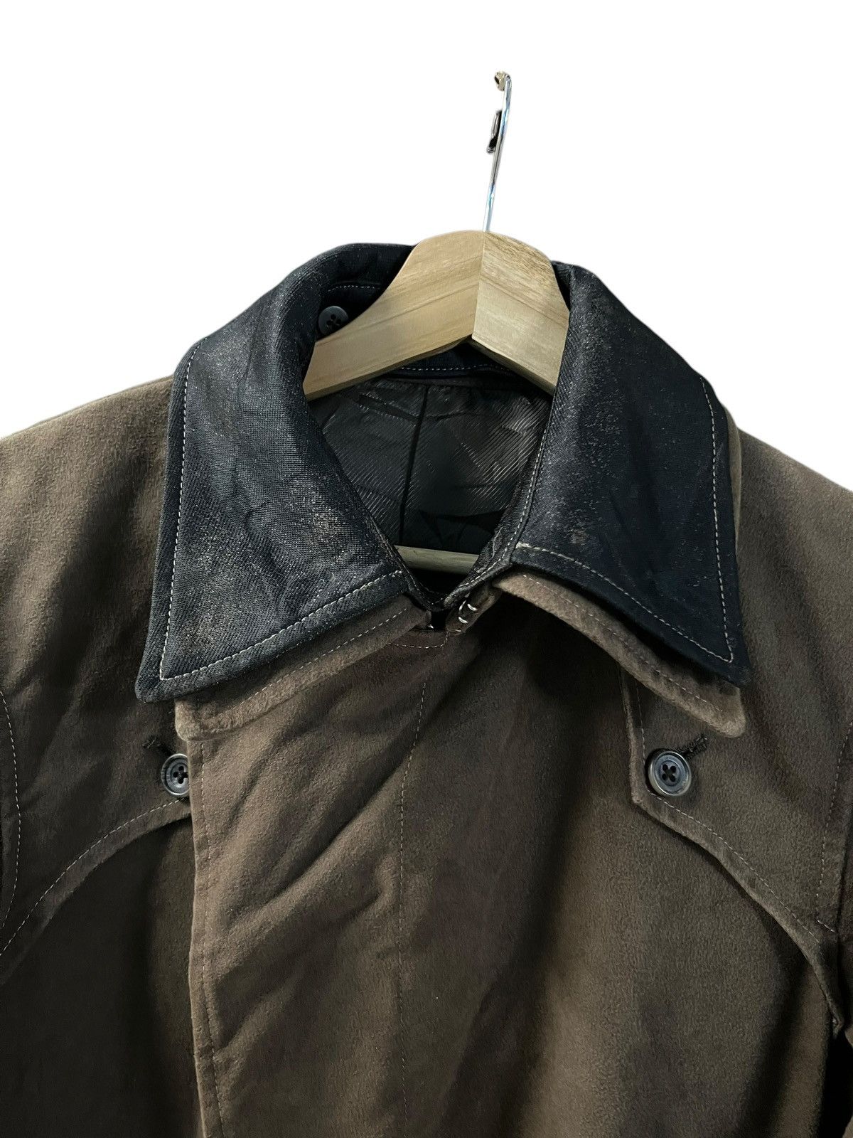 If Six Was Nine × Tornado Mart TORNADO MART MOLESKIN BELTED TRENCH COAT Size US S / EU 44-46 / 1 - 6 Thumbnail