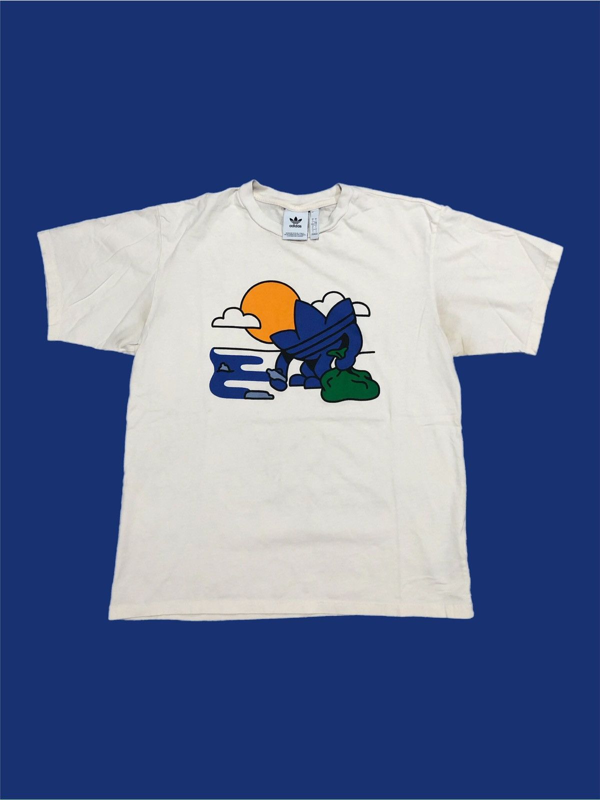 Adidas adidas Trefoil Clean the Earth Tee Size US L / EU 52-54 / 3 - 1 Thumbnail