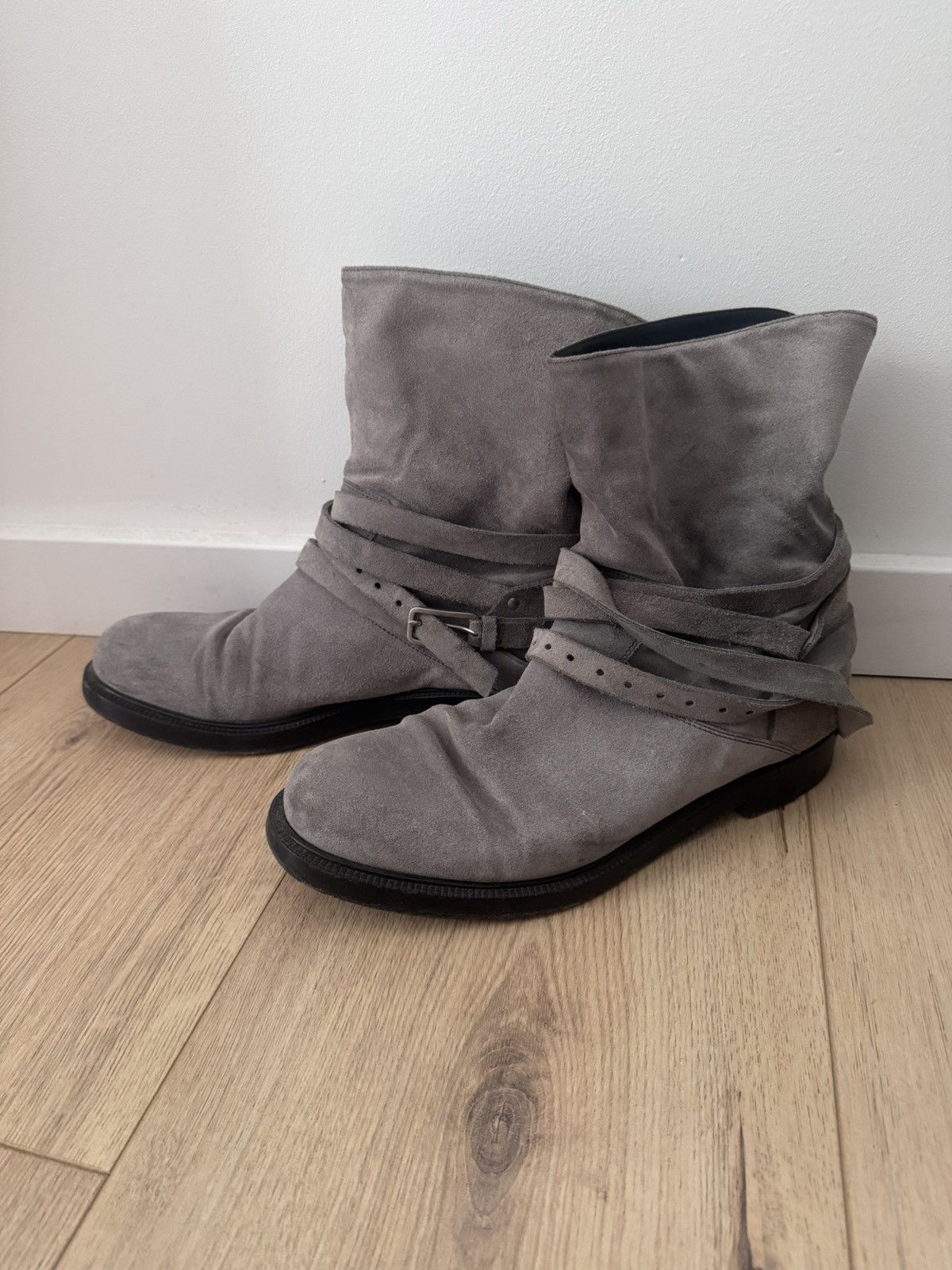 Kris Van Assche Kris Van Assche FW10 Leather Engineer Boots | Grailed