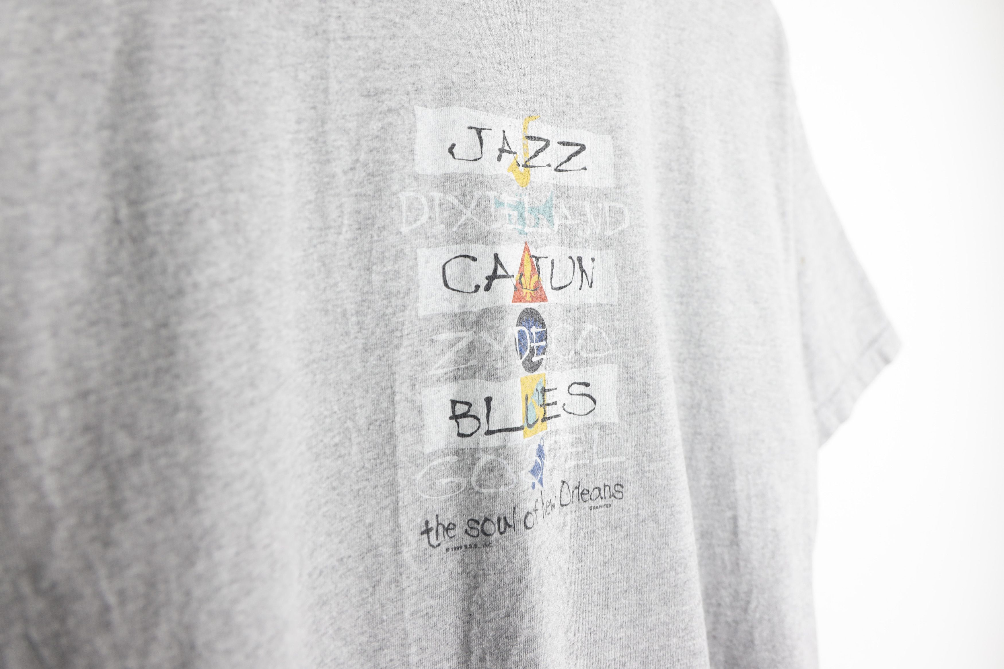 Band Tees × Vintage Vintage 1999 Jazz The Soul of New Orleans Graphic Tshirt 90s Size US L / EU 52-54 / 3 - 5 Thumbnail