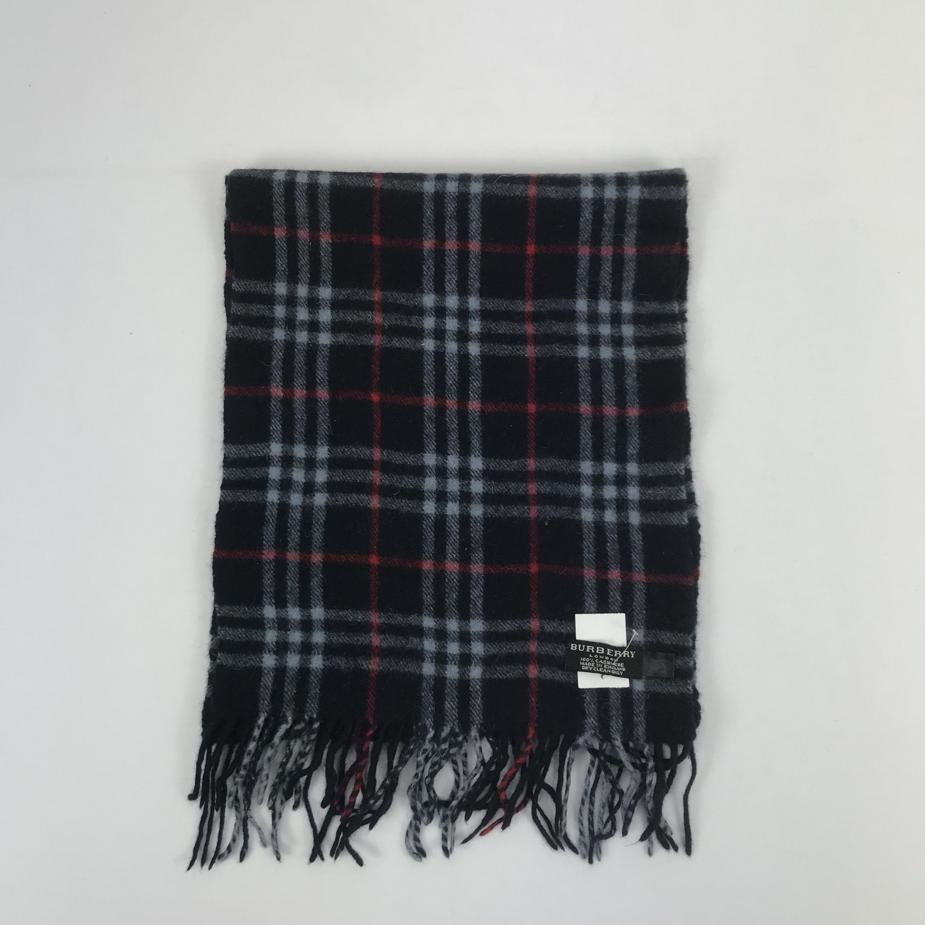 Burberry × Vintage Vintage Burberry Scarf Muffler Cashmere Scarves Size ONE SIZE - 2 Thumbnail