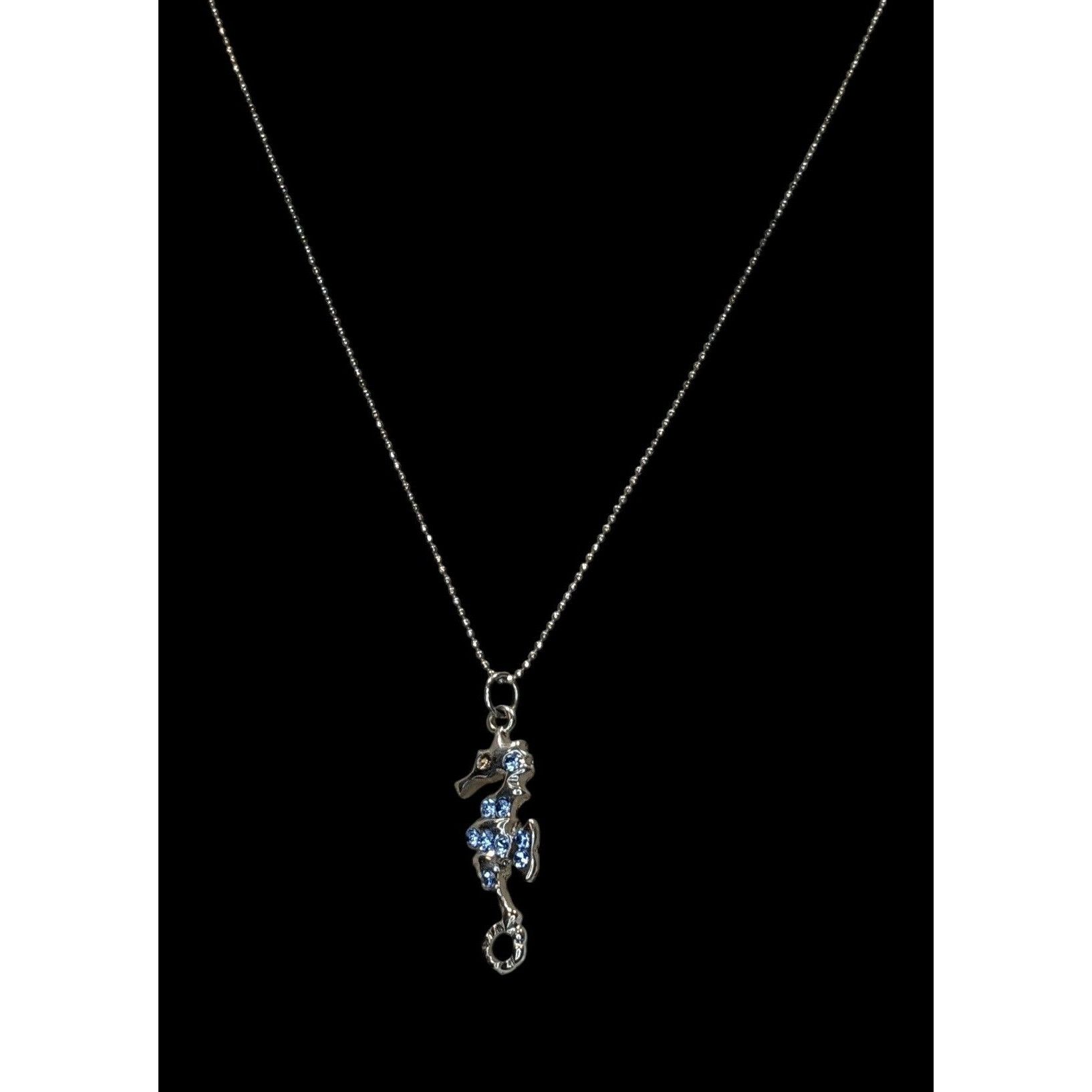 Other Vintage 90s Cool Jewels Mermaidcore Seahorse Necklace With B Size ONE SIZE - 3 Thumbnail
