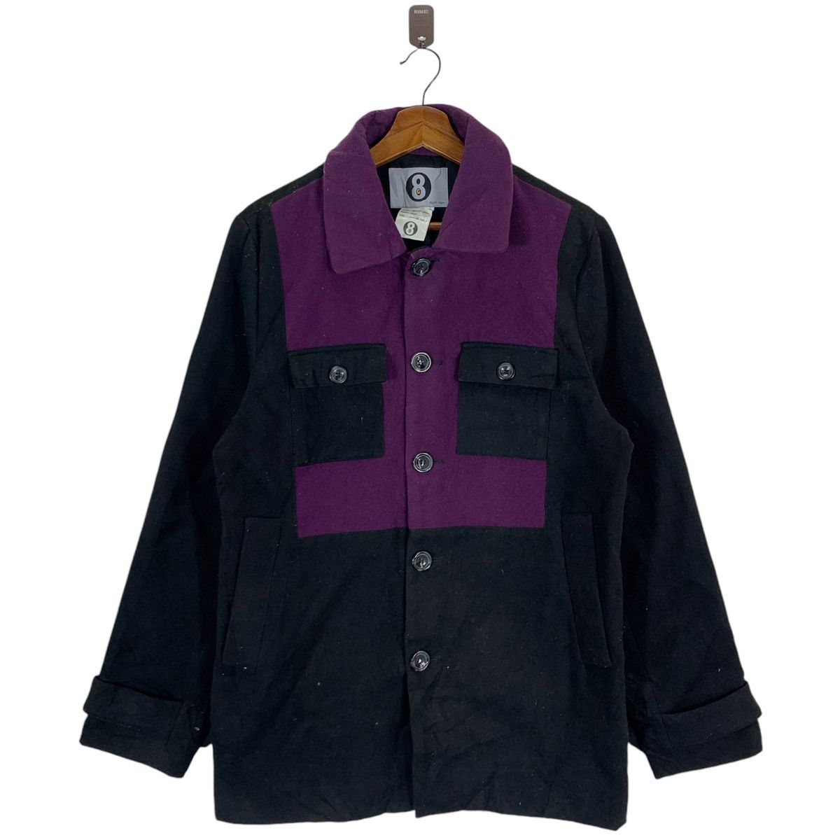 Japanese Brand × Vintage VINTAGE EIGHT GUYS FOREVER PATCH WORK BUTTON JACKET Size US M / EU 48-50 / 2 - 1 Thumbnail