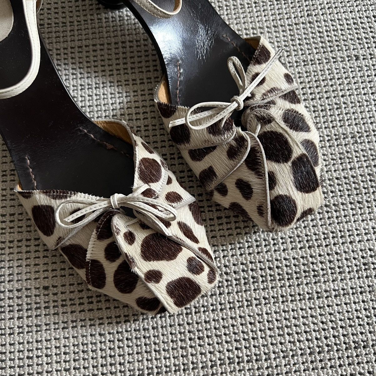 Issey Miyake Tsumori chisato leather heels sandals Size US 10 / IT 40 - 2 Thumbnail