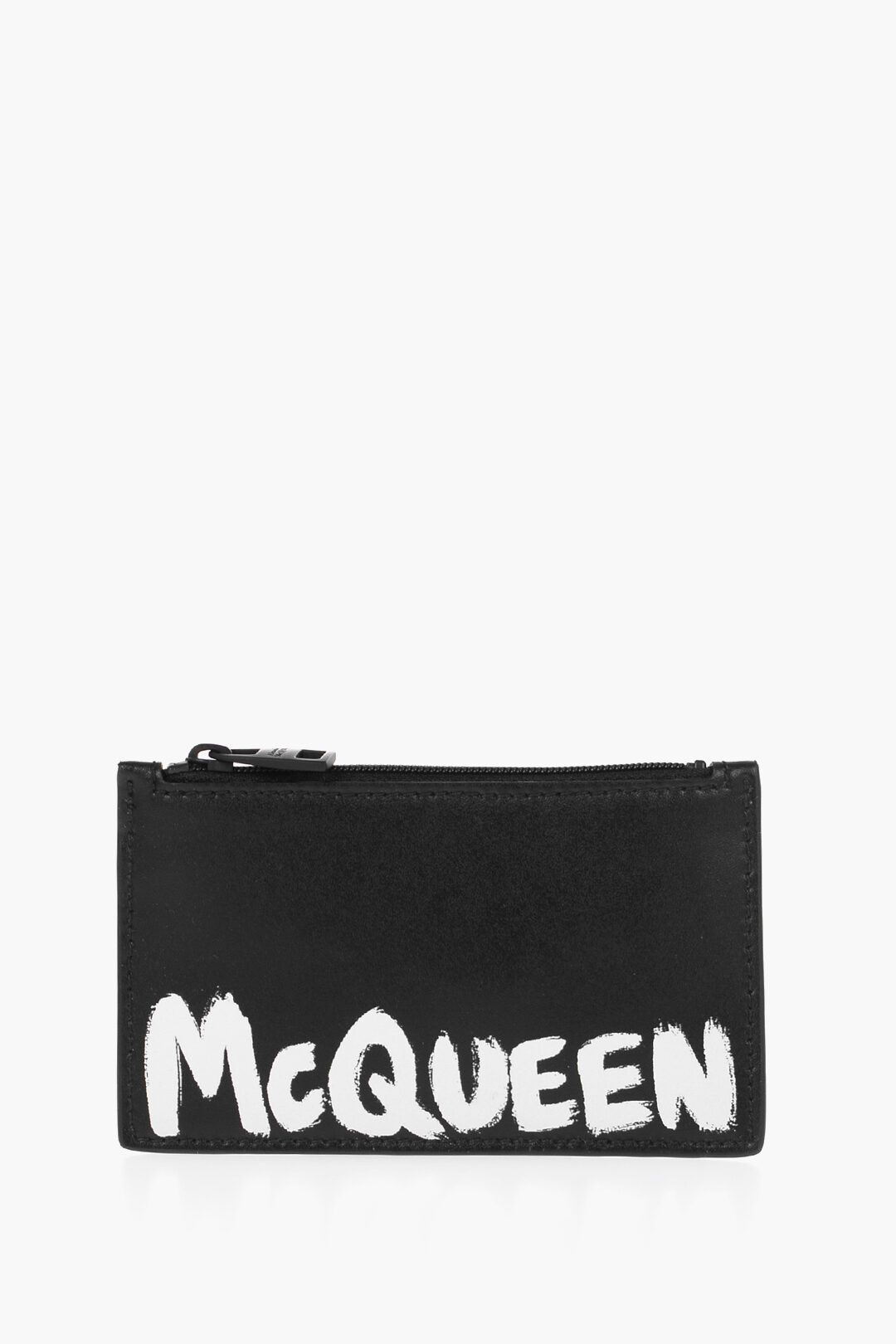 Alexander McQueen og1mm0925 Size: OS / Leather Coin Holder in Black Size ONE SIZE - 1 Thumbnail