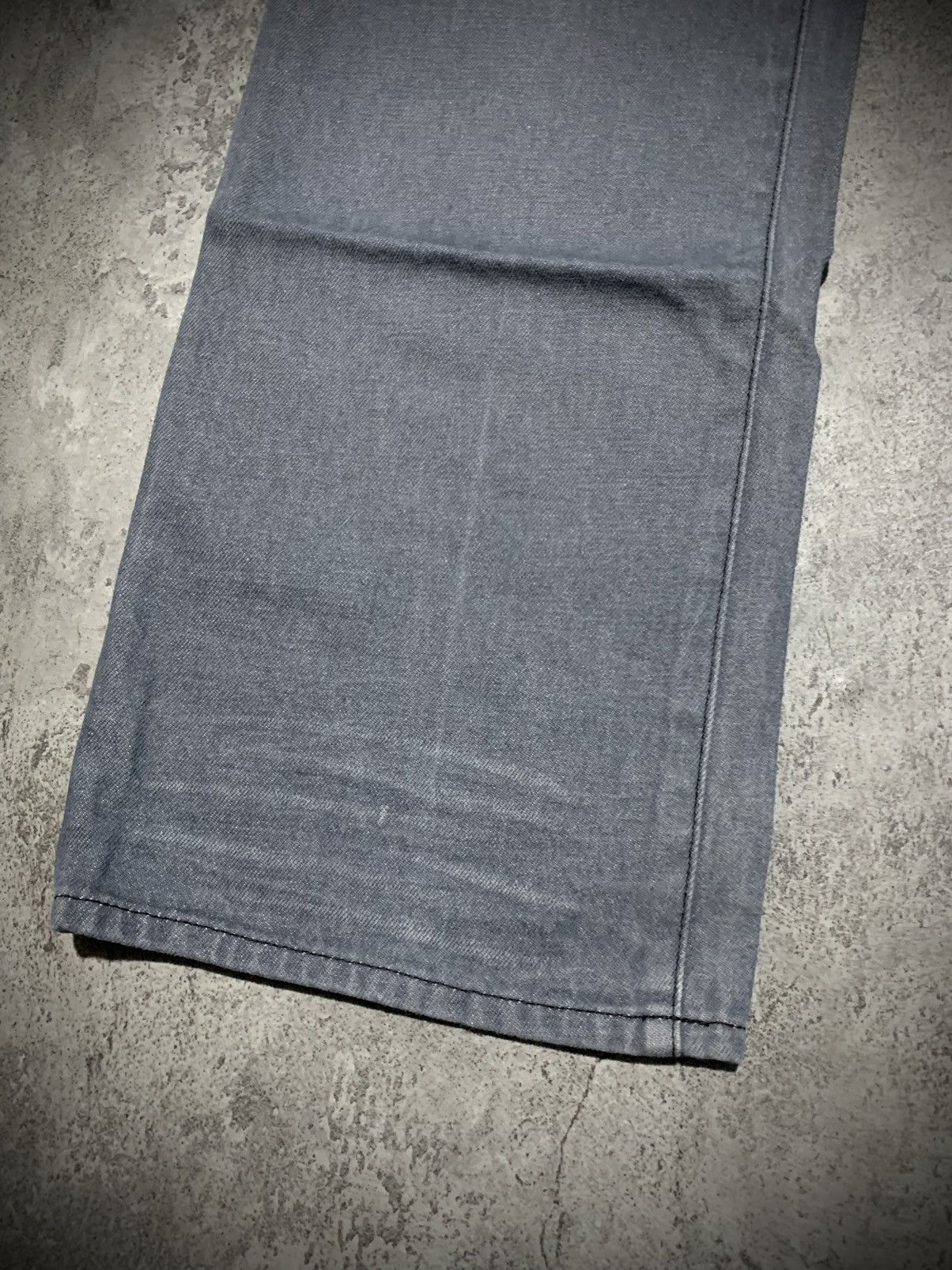 291295=Homme 291295 Homme leather cowhide part baggy eans Size US 33 - 8 Thumbnail