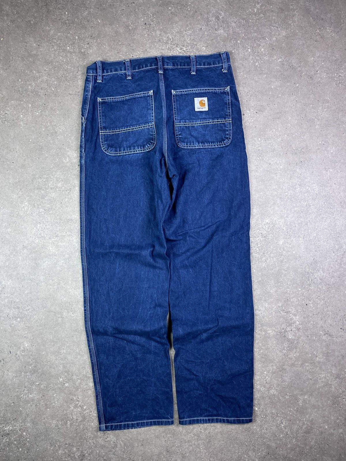 Carhartt × Vintage Vintage Carhartt Simple Denim Work Pants Size US 32 / EU 48 - 1 Thumbnail
