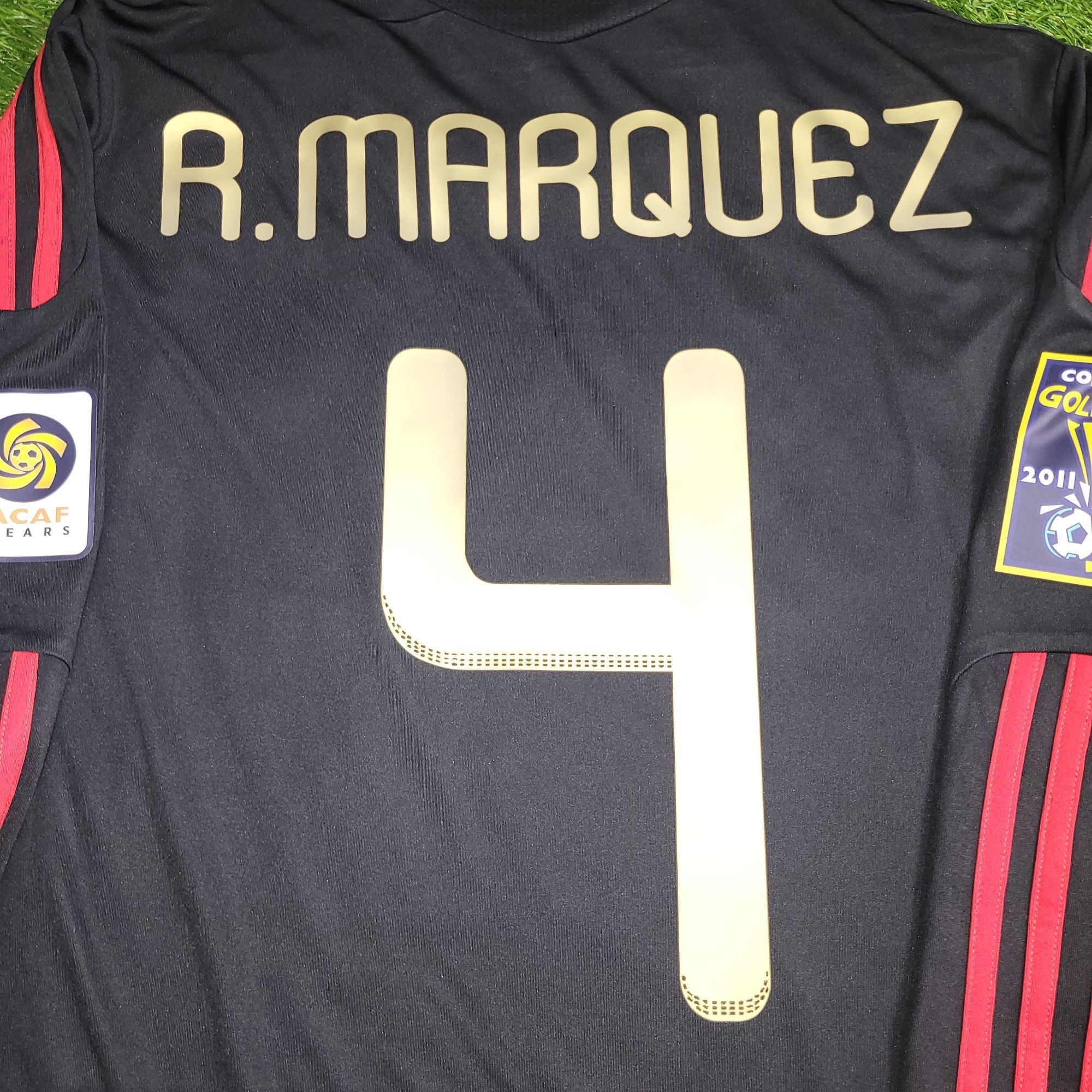 Adidas Marquez Mexico 2011 GOLD CUP FINAL Soccer Away Jersey M Size US M / EU 48-50 / 2 - 3 Thumbnail