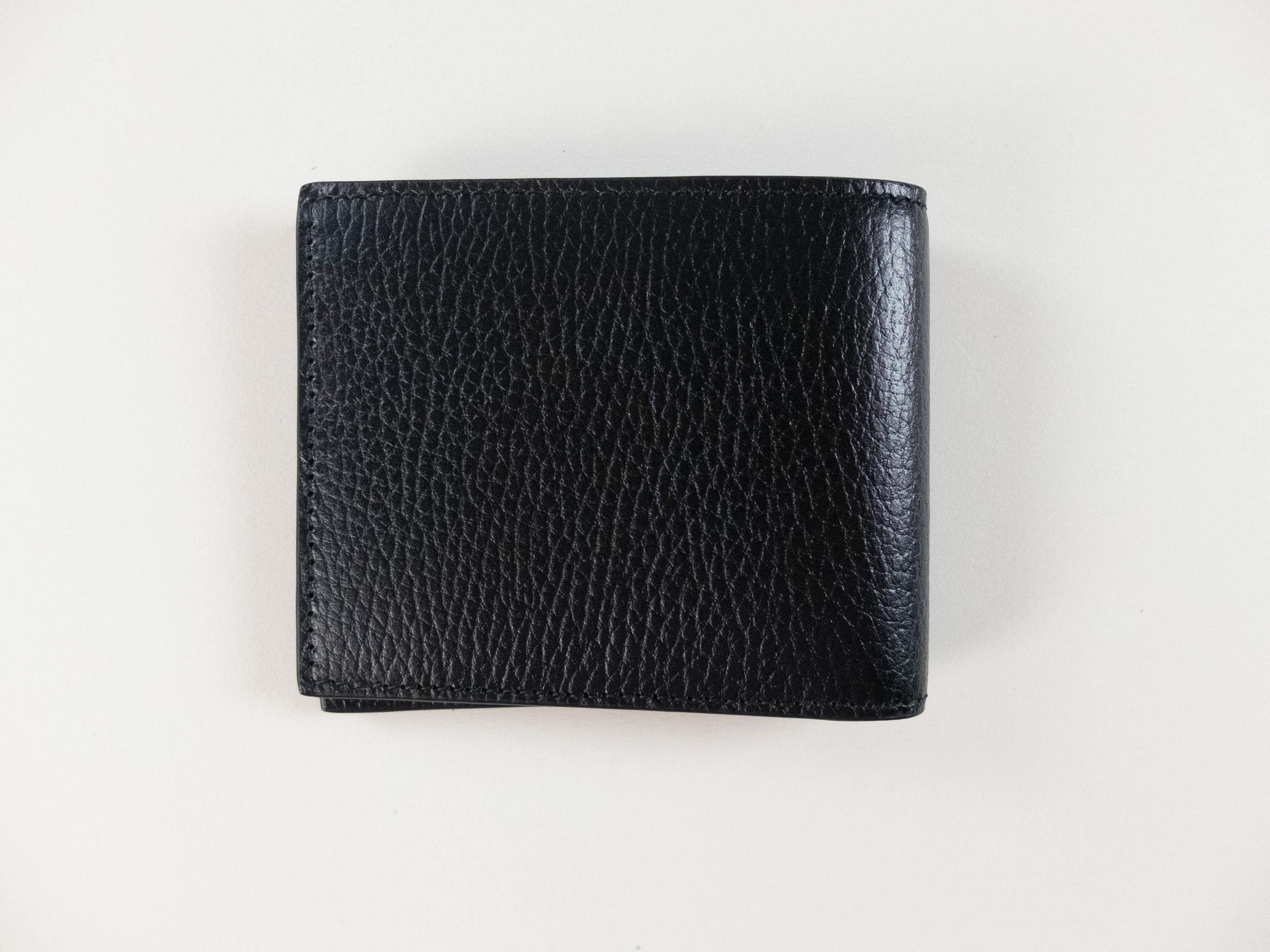 Gucci GUCCI full black interlocking GG logo bifold leather wallet Size ONE SIZE - 3 Thumbnail